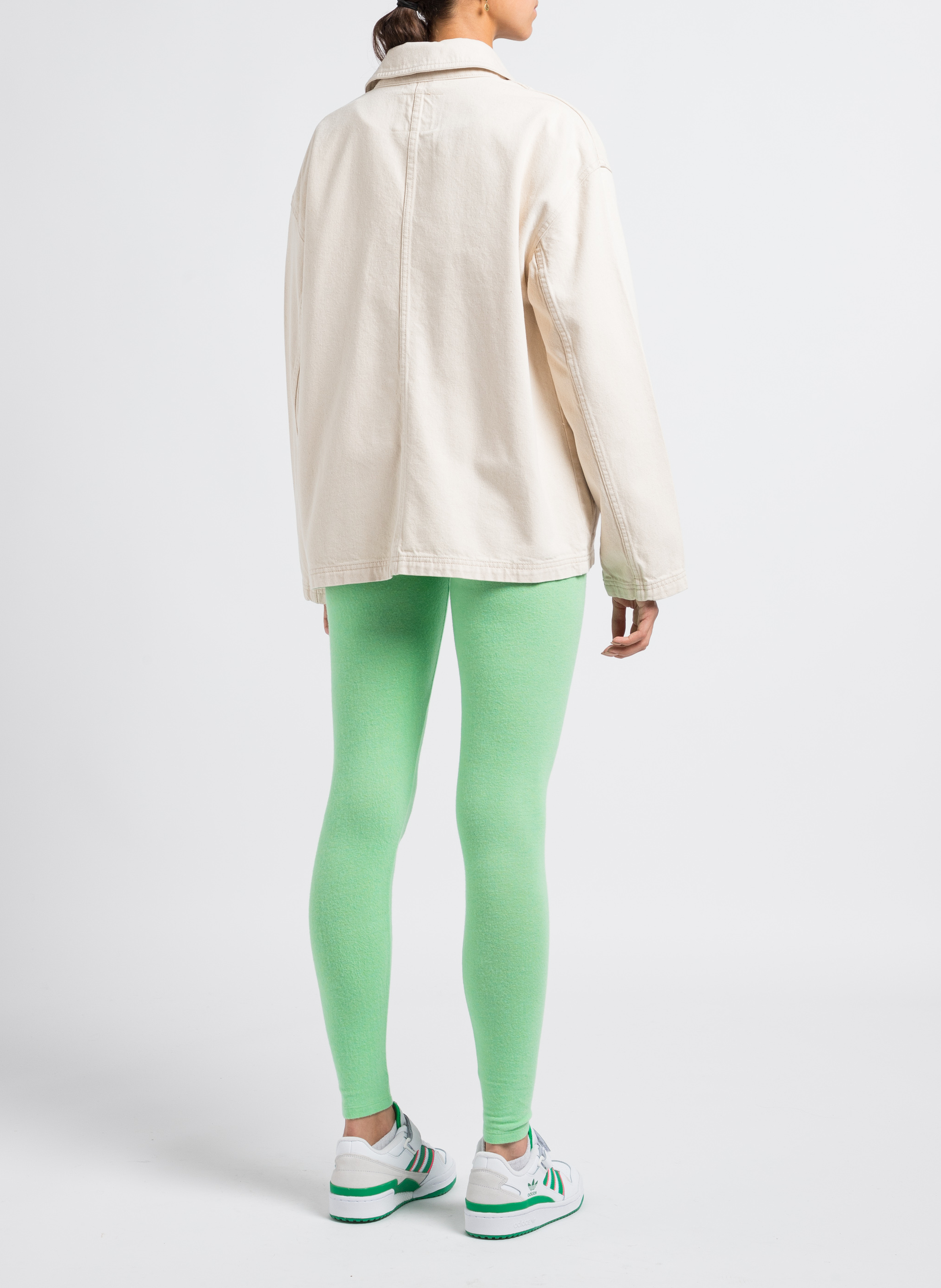 Veste col classique en coton AMERICAN VINTAGE Beige