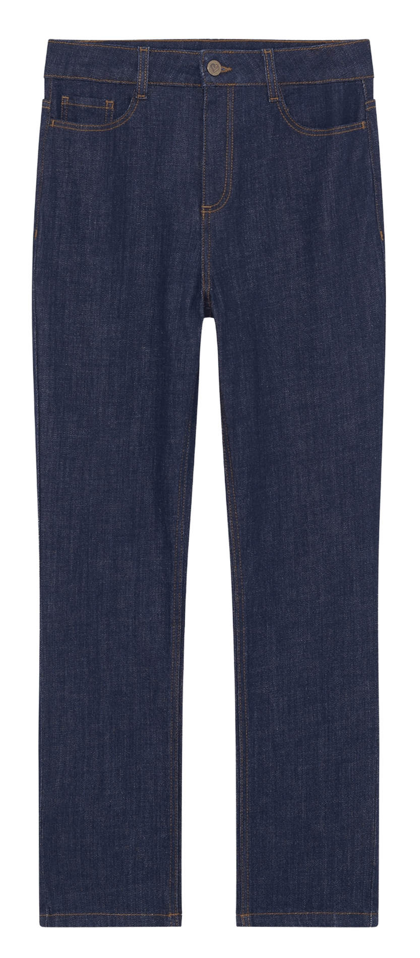 Cotton-blend straight jeans PABLO Blue