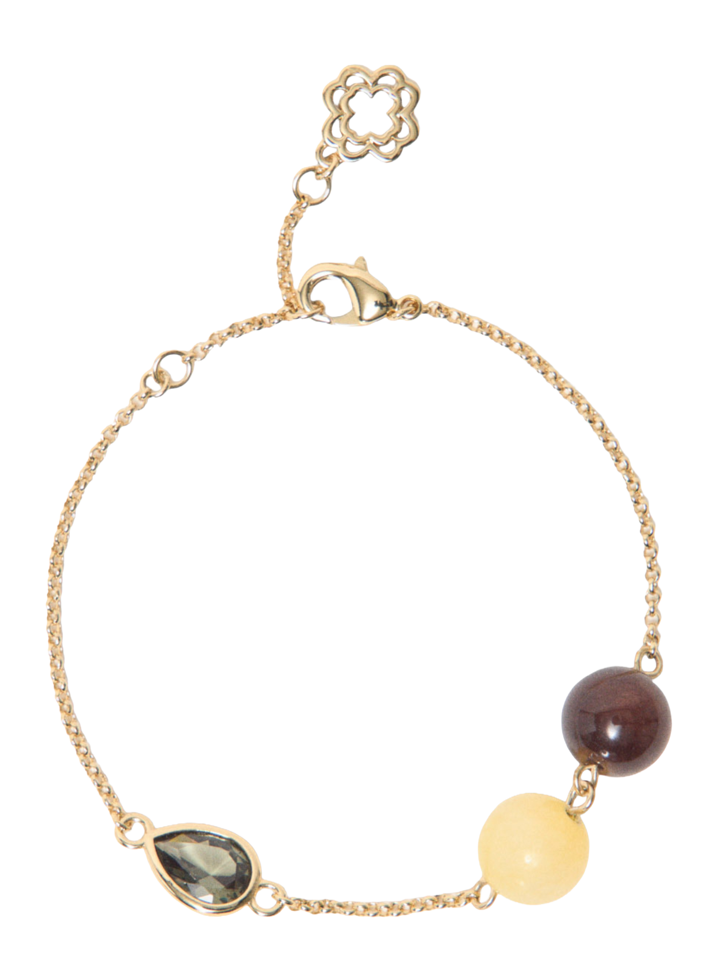 Atlantide brass bracelet MAJE Golden