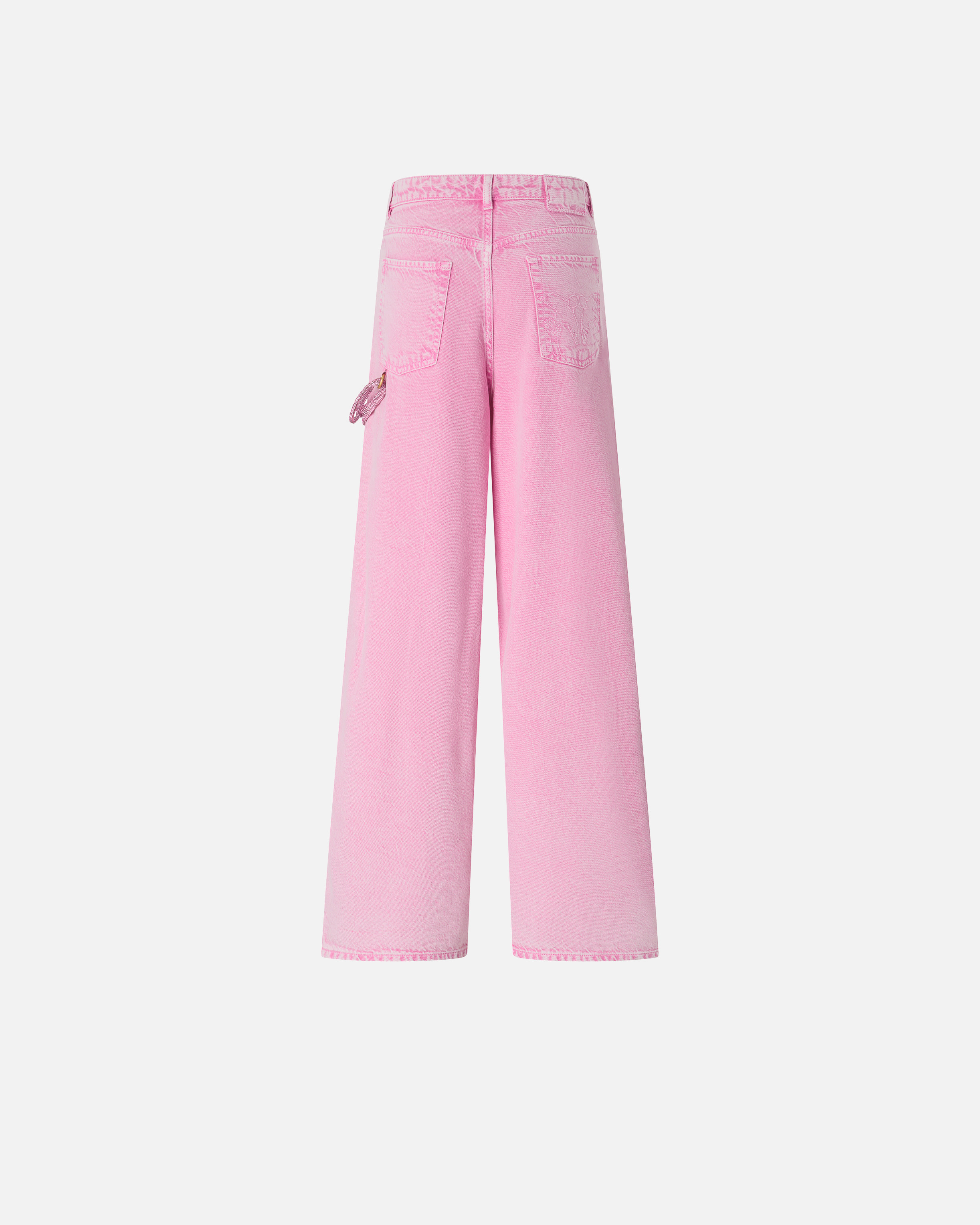 Jean à corde bijou PINKO Rose