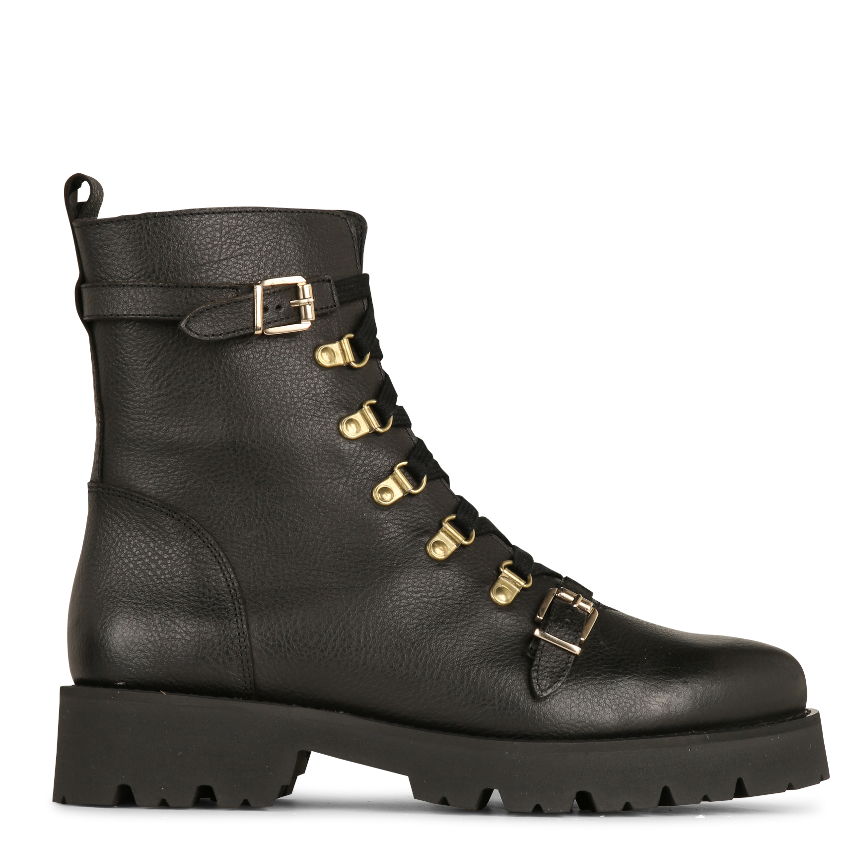 Bottines en cuir LA FEE MARABOUTEE Noir