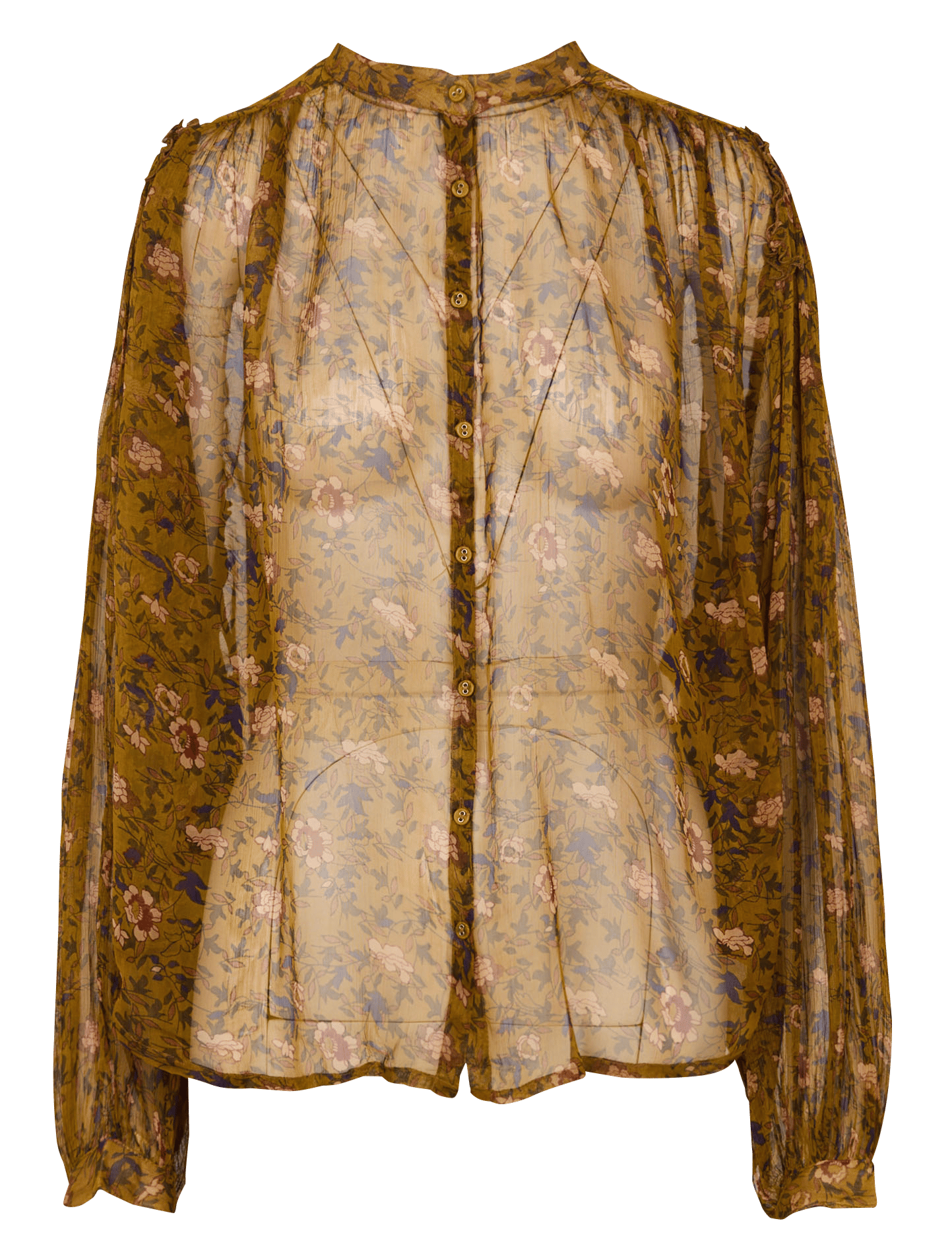 Chemise ample col mao fluide MES DEMOISELLES Orange