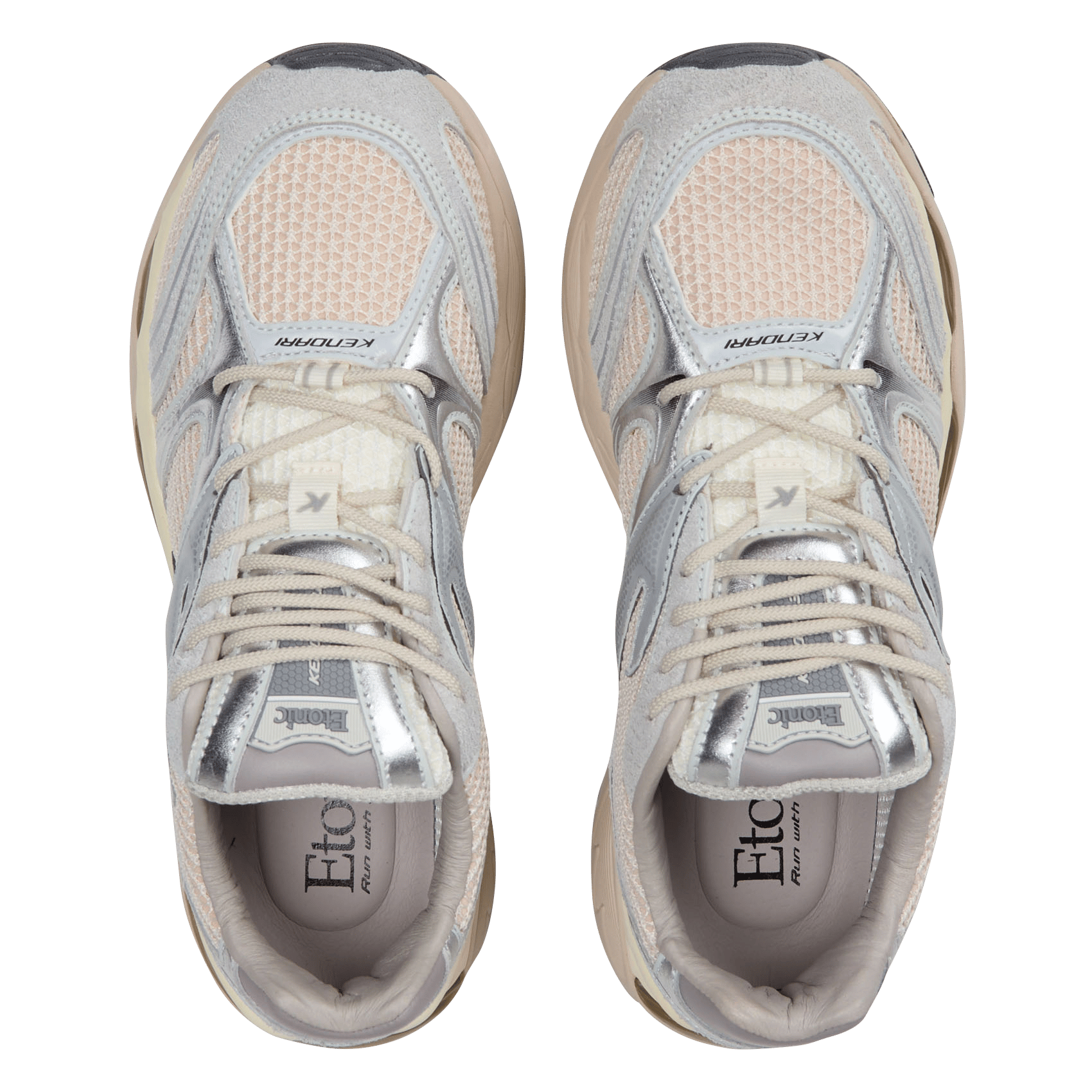 Lage sneakers met vetersluiting ETONIC Blauw