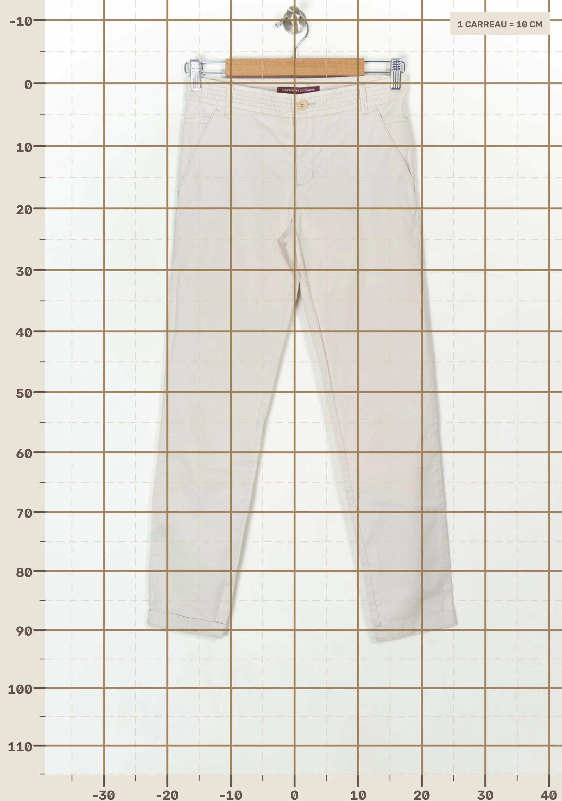 Pants COMPTOIR DES COTONNIERS - Seconde main Beige