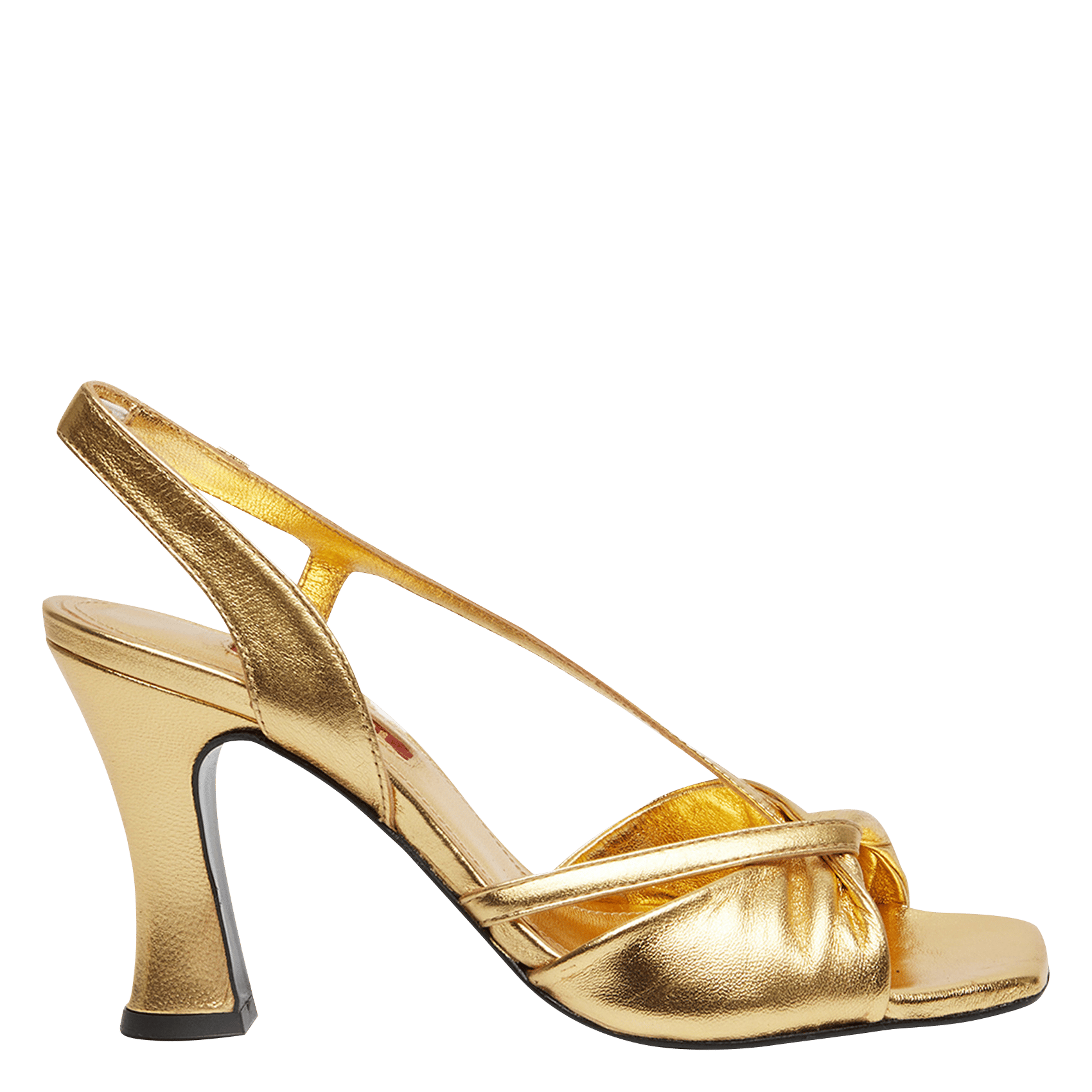 Glanzende, Leren Sandalen Met Hak Veau Lamine Or Carel Paris - Dames |  Place des Tendances