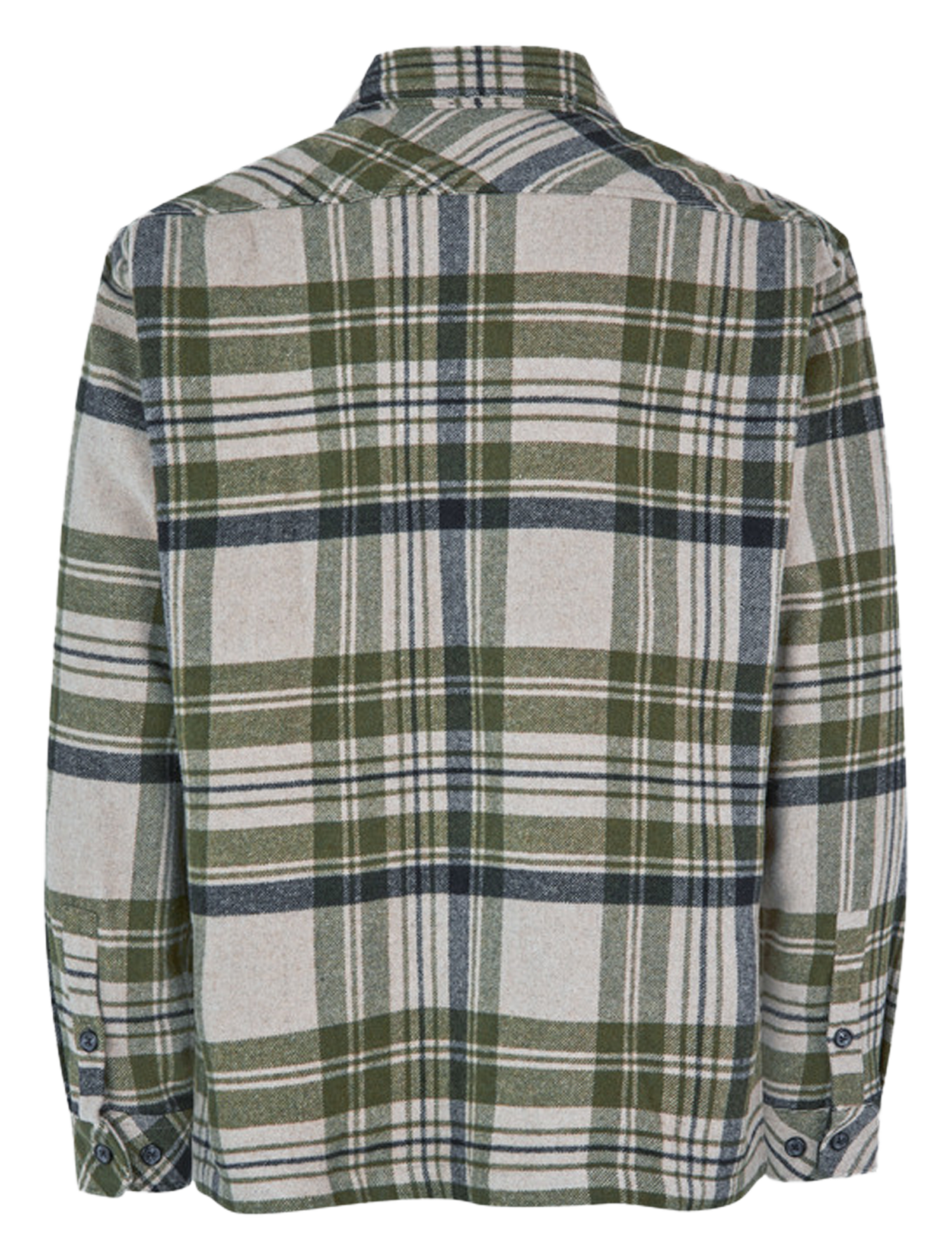 Surchemise à carreaux en flanelle de coton SAMSOE SAMSOE Vert