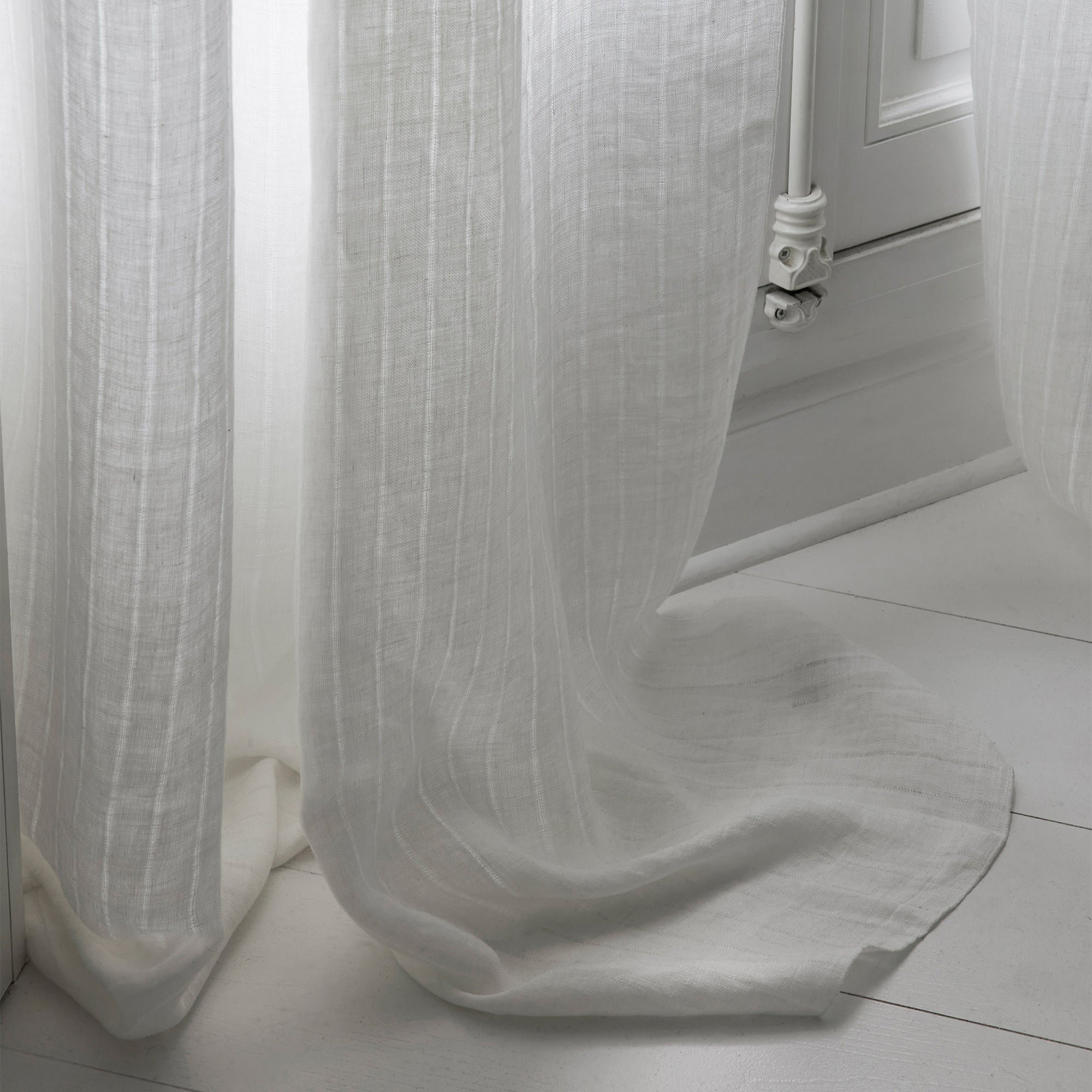 Net curtain panel MADURA White