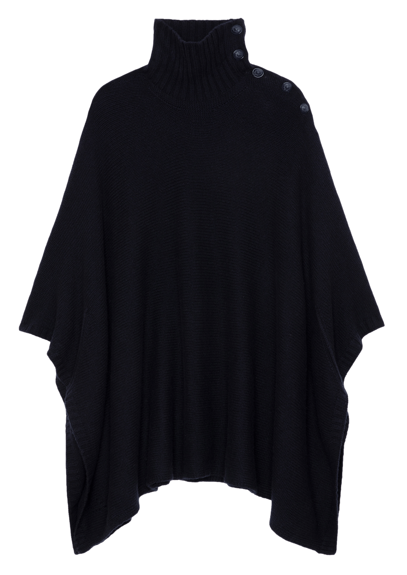 Cashmere high-neck poncho ZADIG&VOLTAIRE Blue