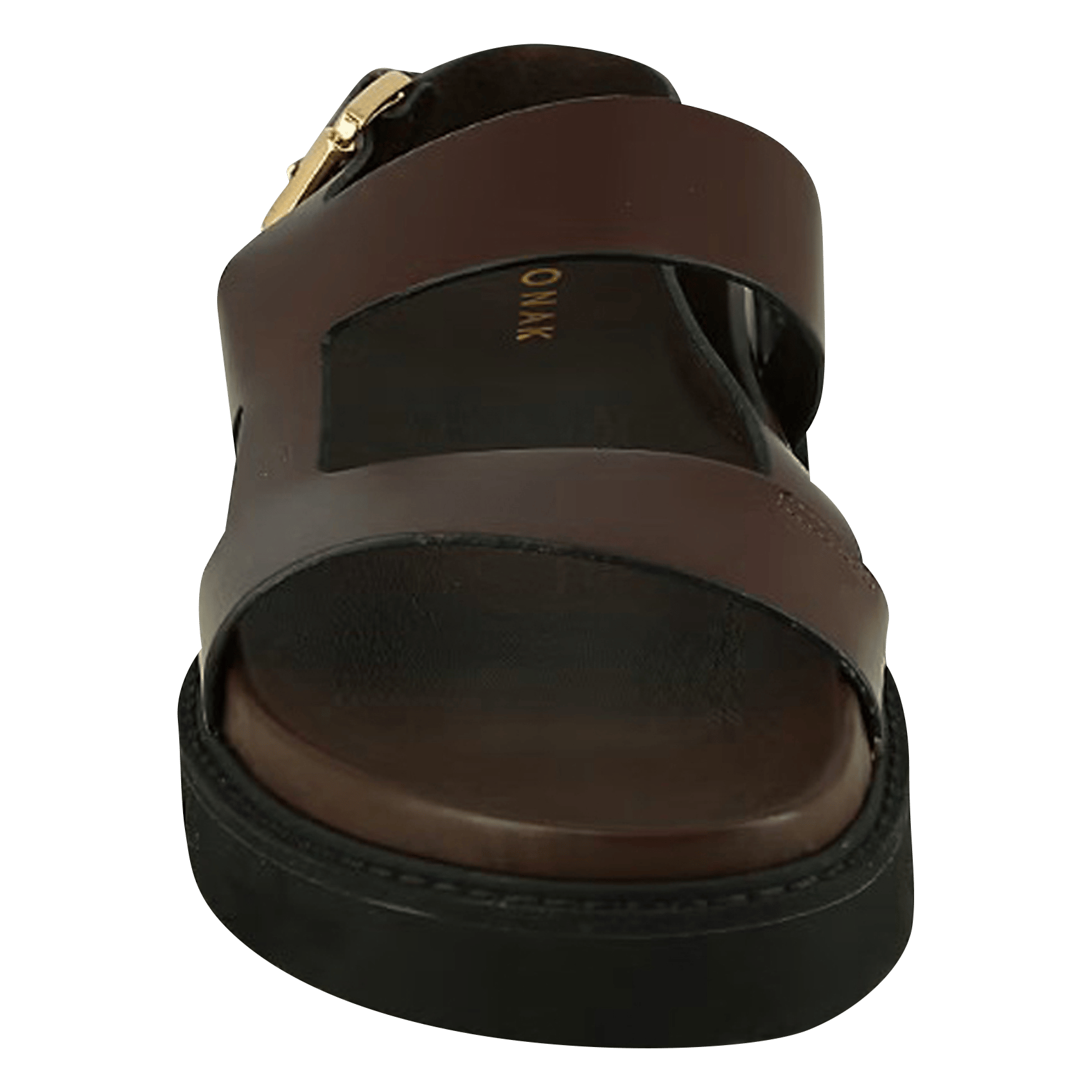 Sandales plates en cuir  JONAK Marron