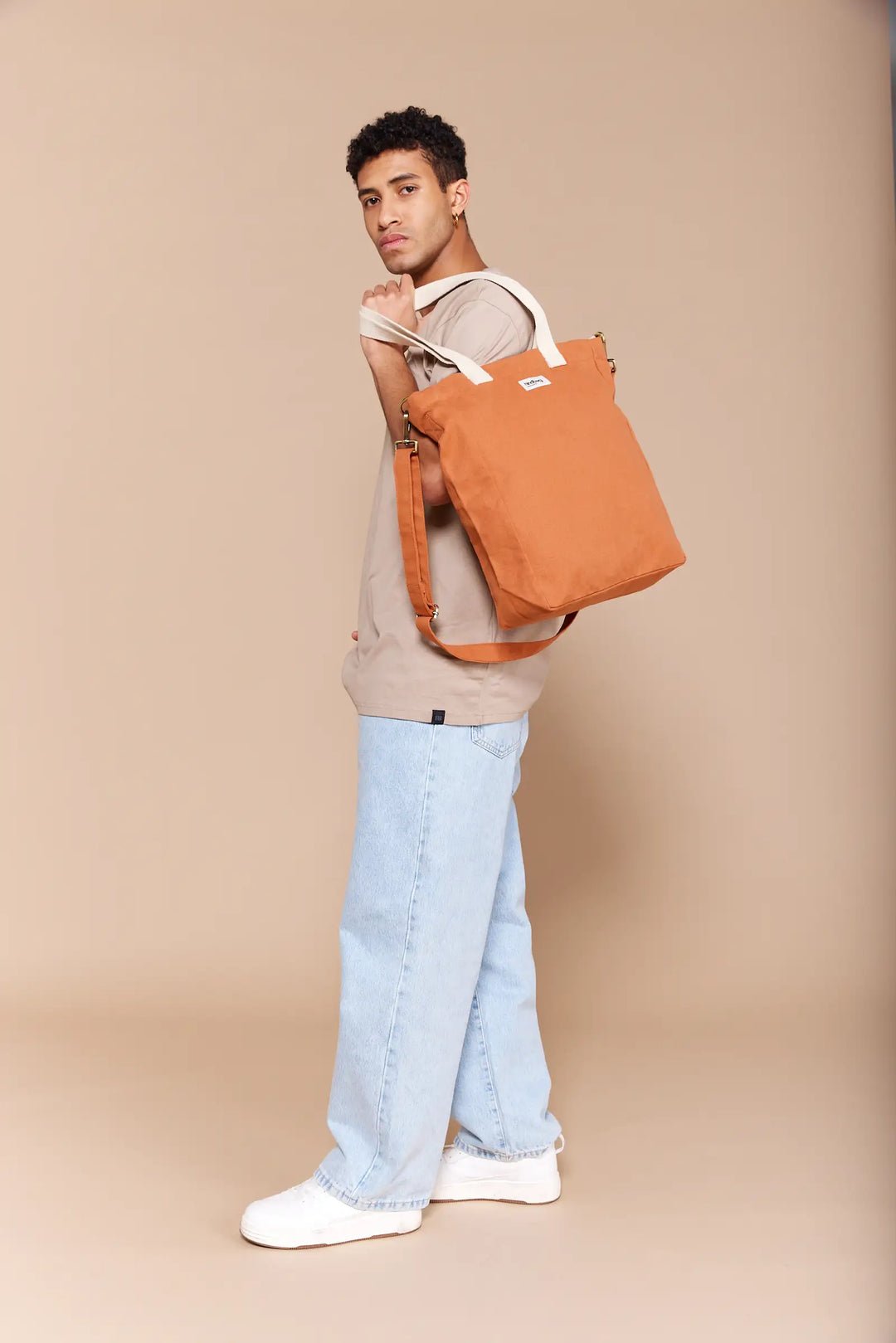 Cotton tote bag HINDBAG Orange