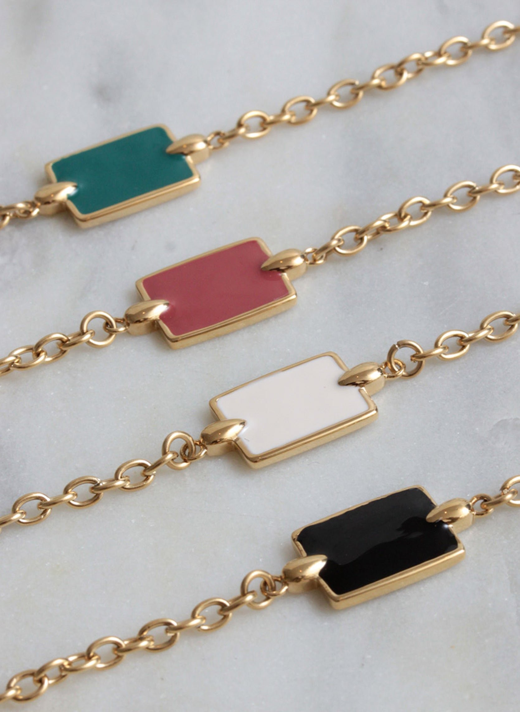 Chain bracelet ALTAlaia AEC Paris Green