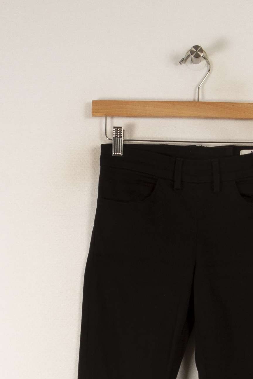 Cropped slim jeans with studs ACNE STUDIOS - Seconde Main Black