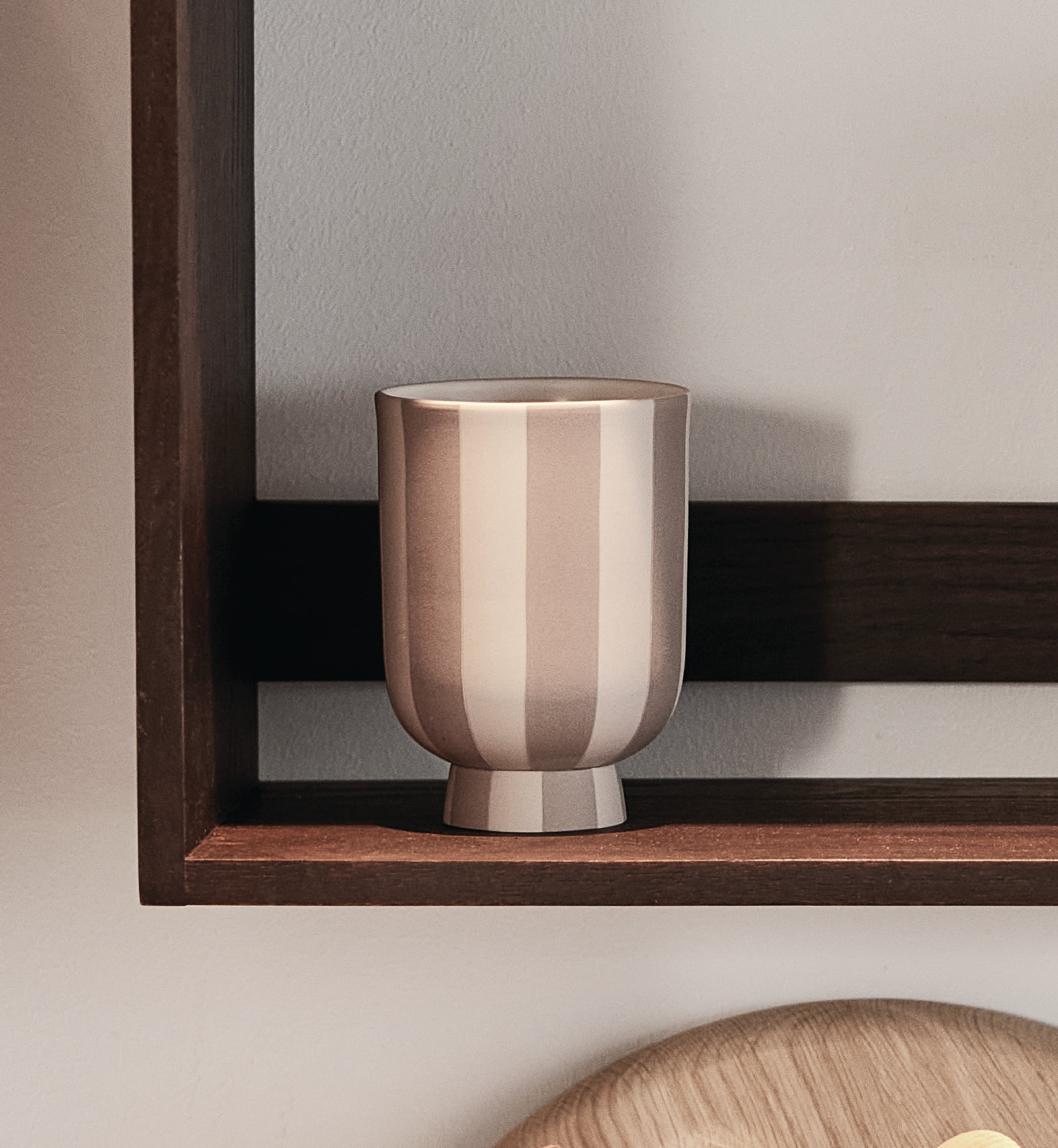 Stoneware vase OYOY LIVING DESIGN Beige