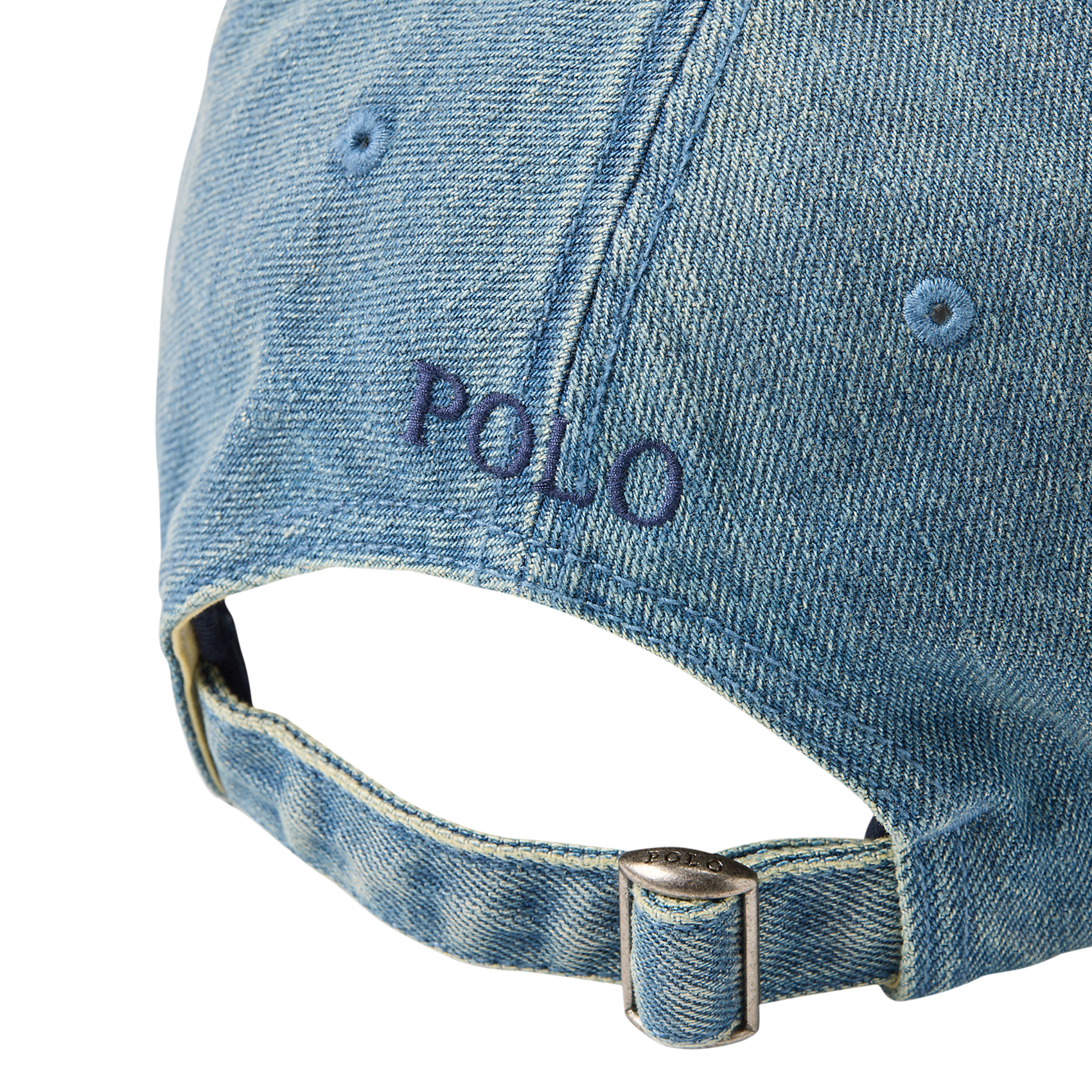 Casquette baseball en denim POLO RALPH LAUREN Bleu