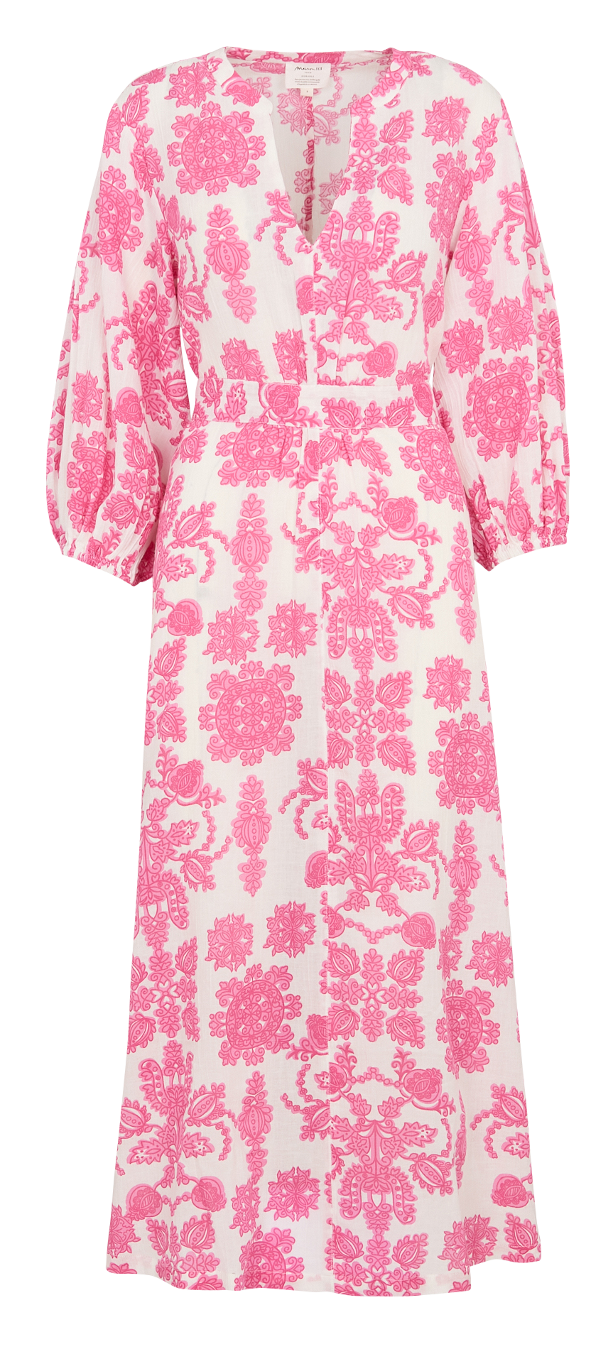 Robe longue en coton mélangé MAISON 123 Rose