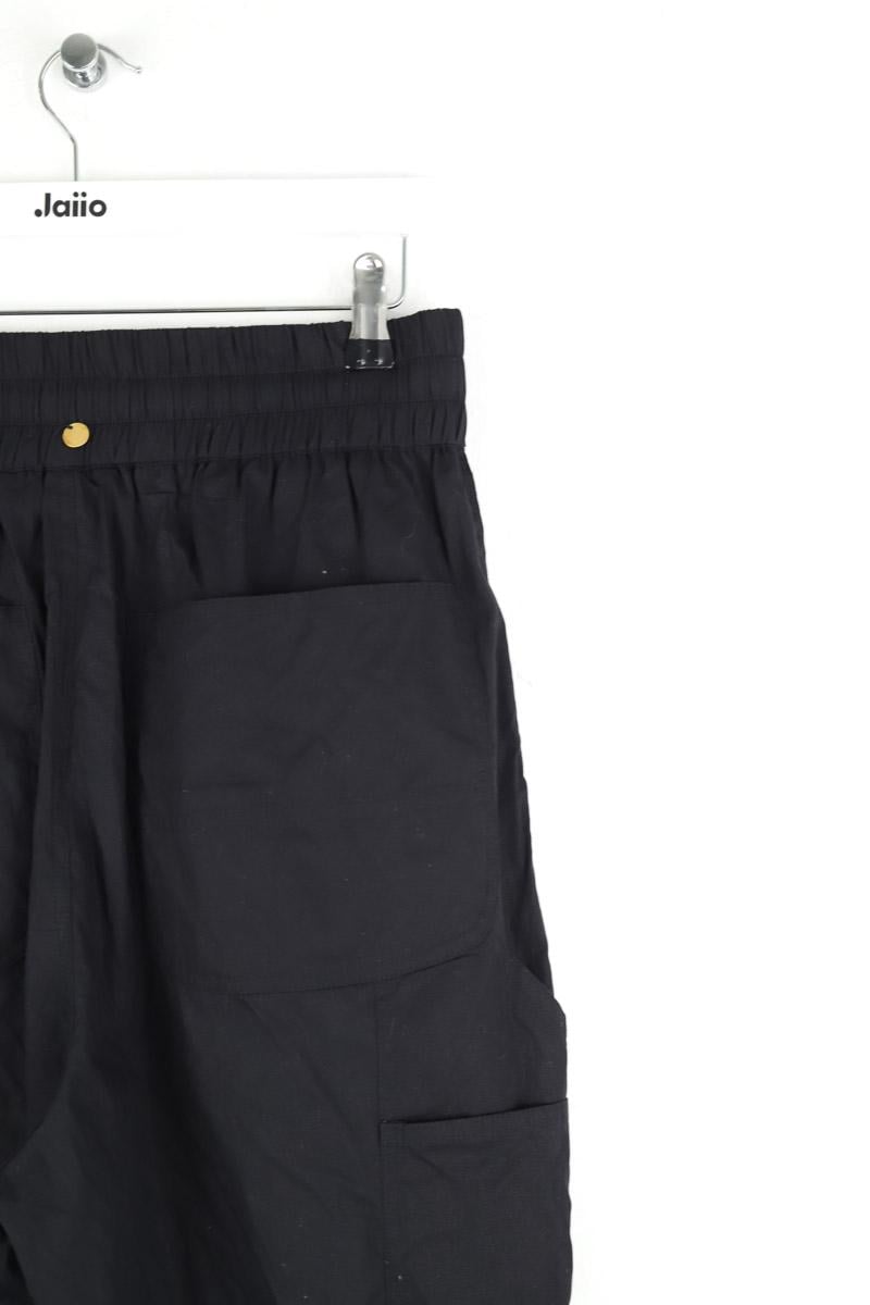 Slim-fit cotton cargo pants ANTIK BATIK - Seconde Main Black