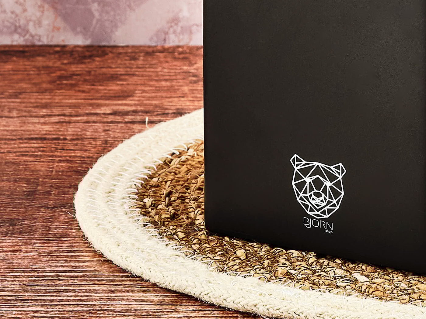 Knife block with built-in sharpener Porvoo BJORN Brown