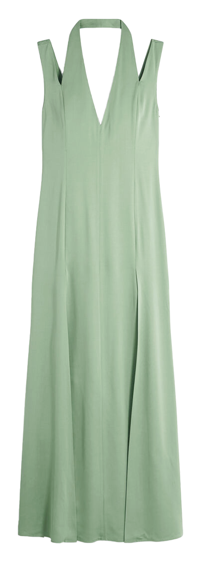 Short asymmetrical dress with patterns IRO Green