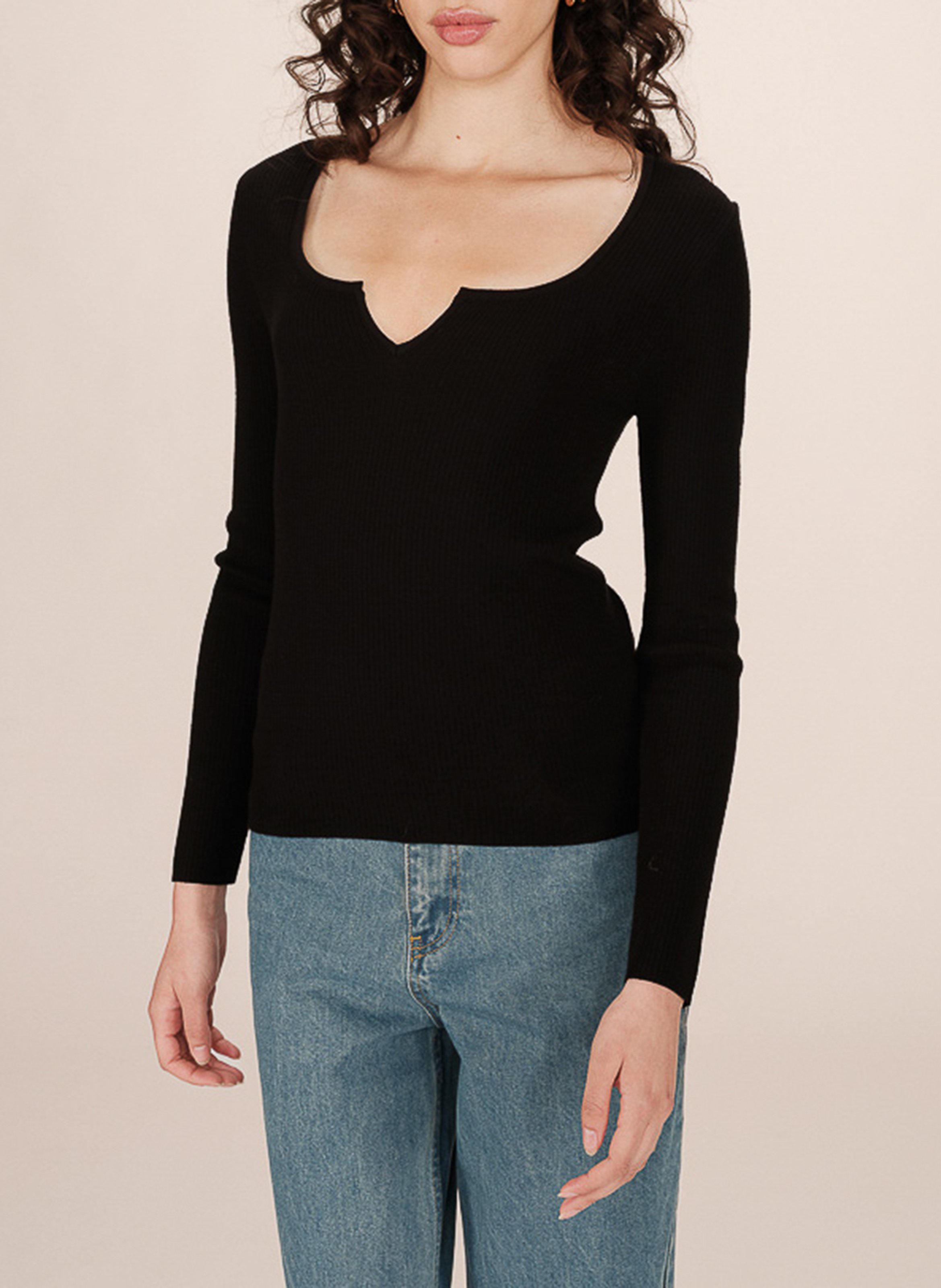 Square-neck sweater GRACE ET MILA