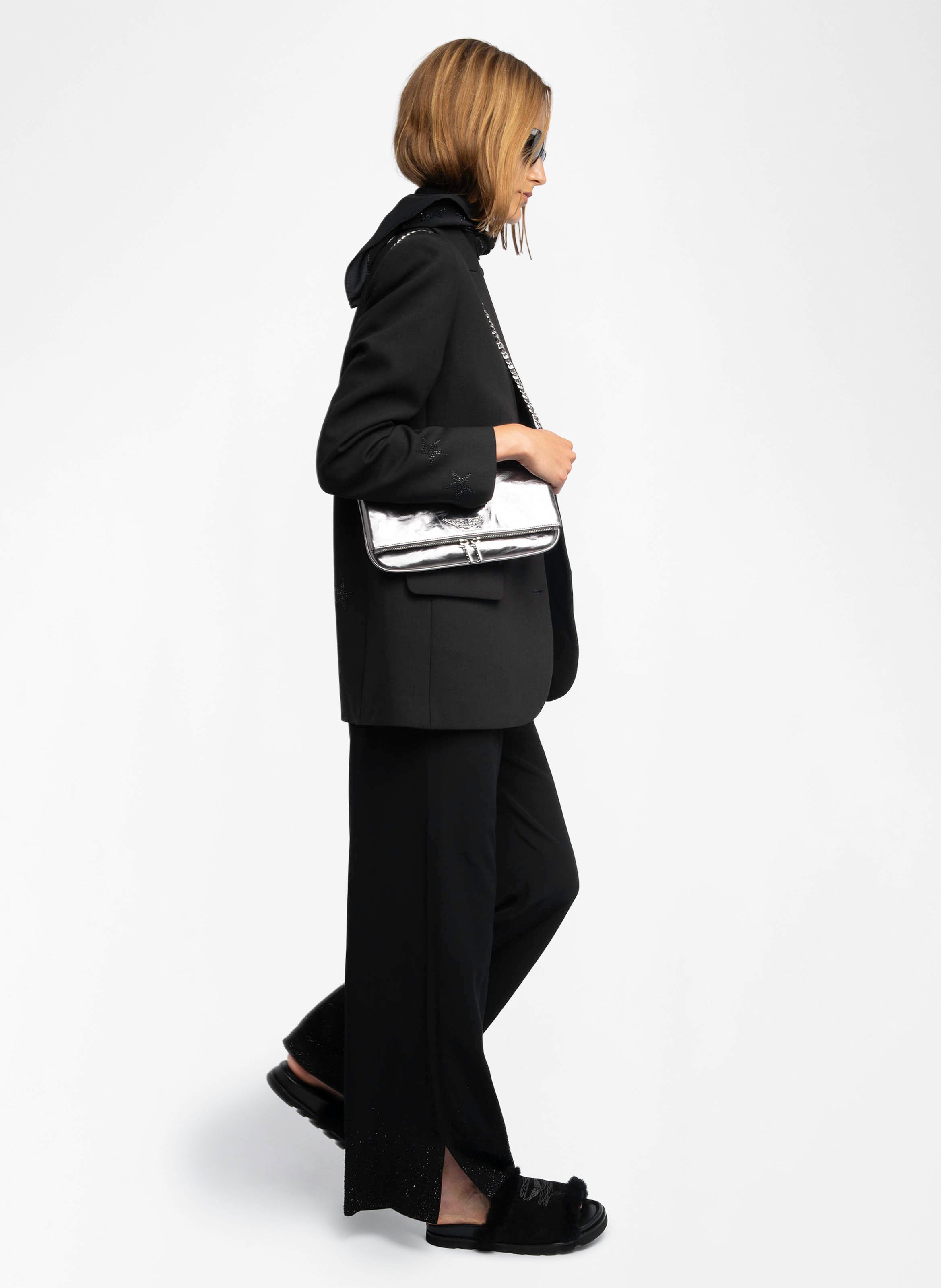 Pantalon large taille haute fluide ZADIG&VOLTAIRE Noir