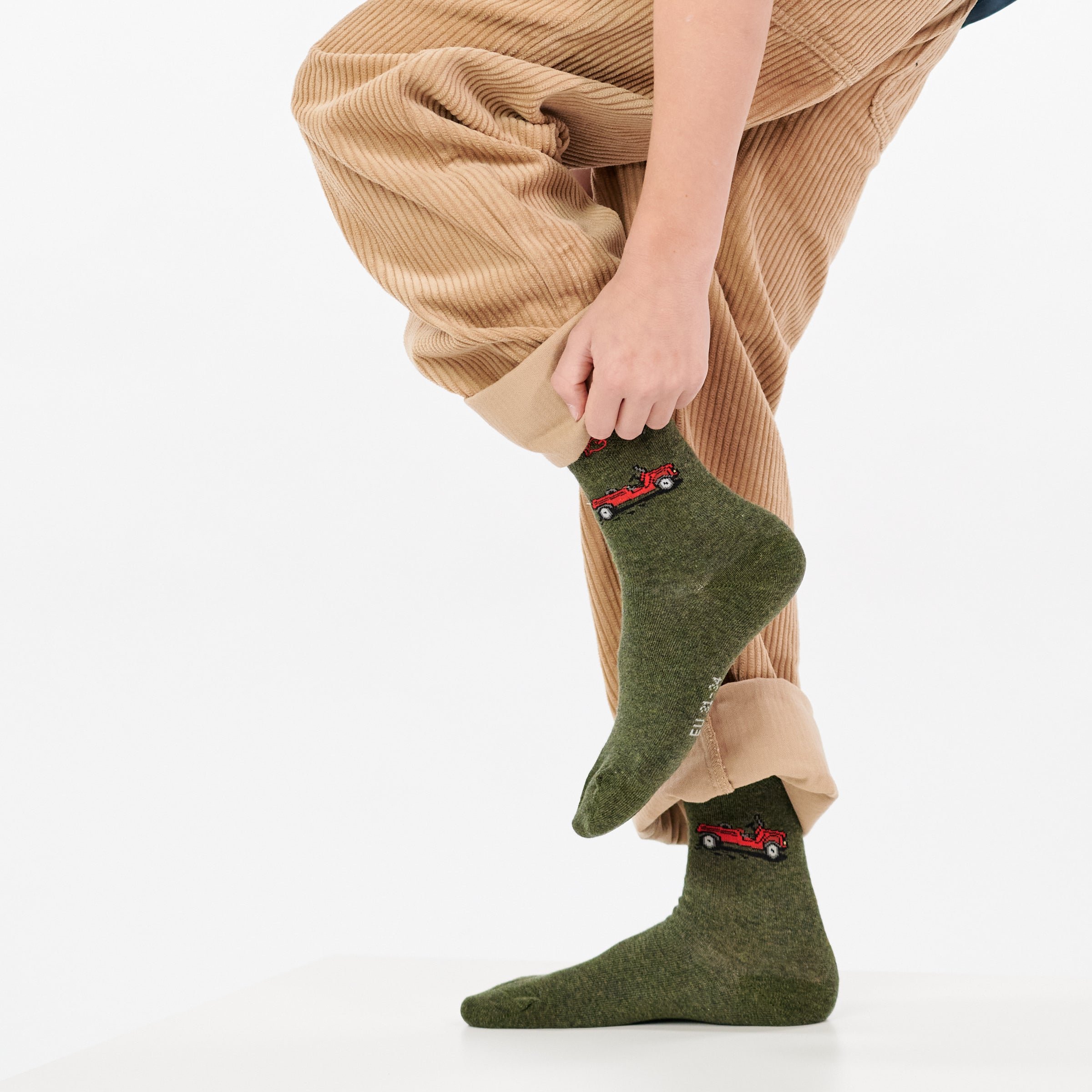 Patterned socks BILLYBELT Green