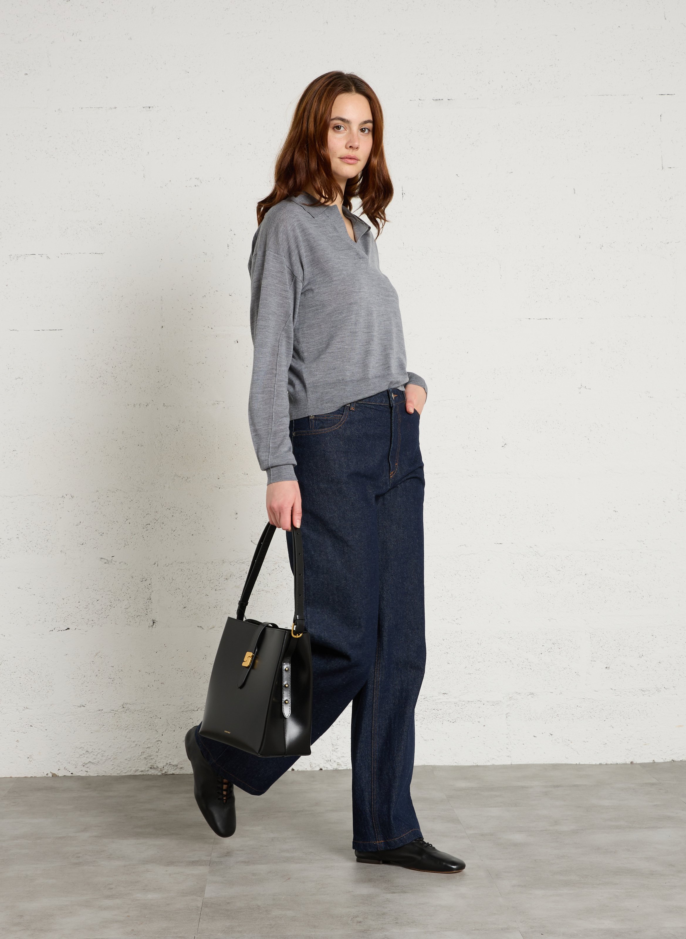 Brieftasche aus Leder SOEUR Schwarz