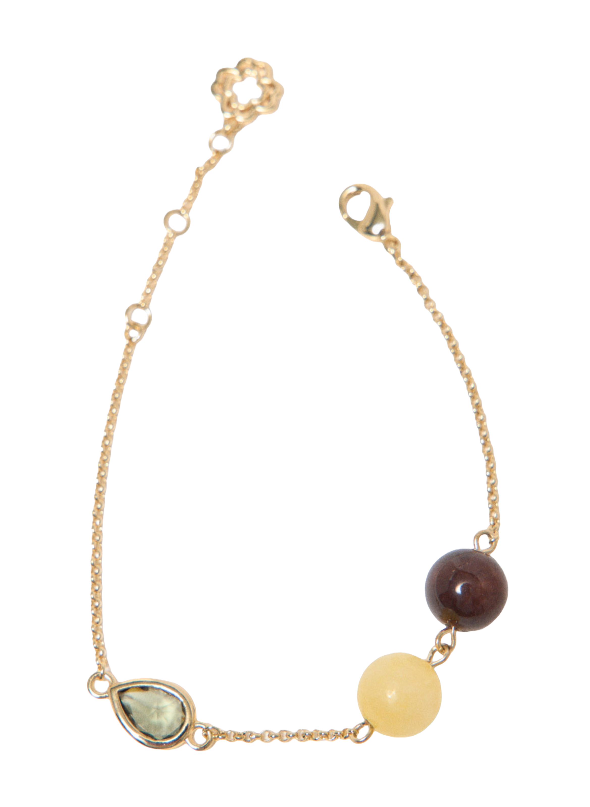 Atlantide brass bracelet MAJE Golden