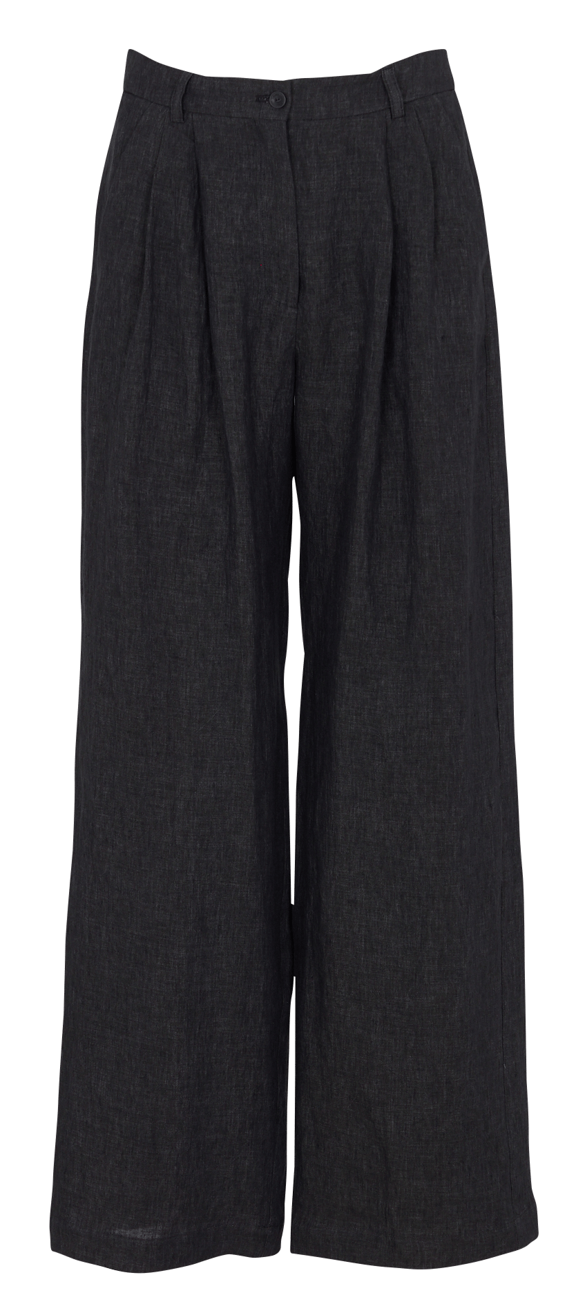 Pantalon large en lin DIEGA Gris