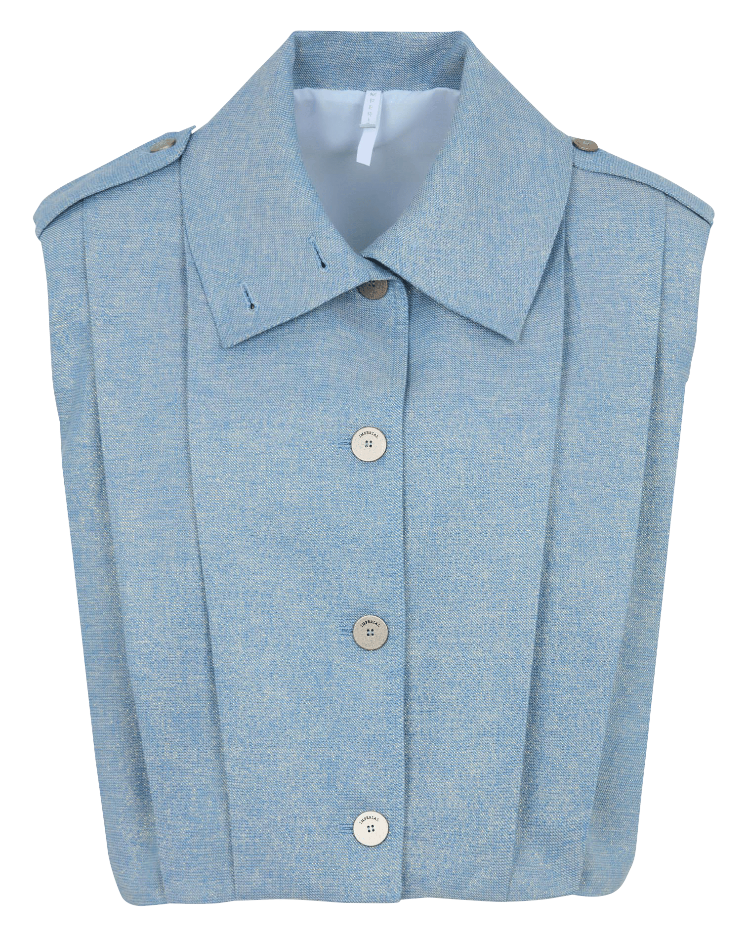 Paillettenjas IMPERIAL Blauw