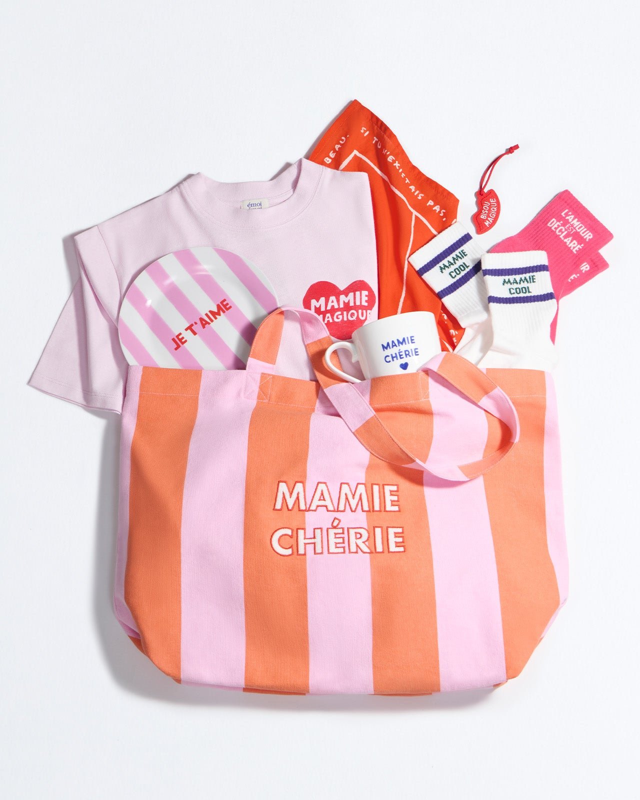 Organic cotton magical grandma T-shirt EMOI EMOI Pink