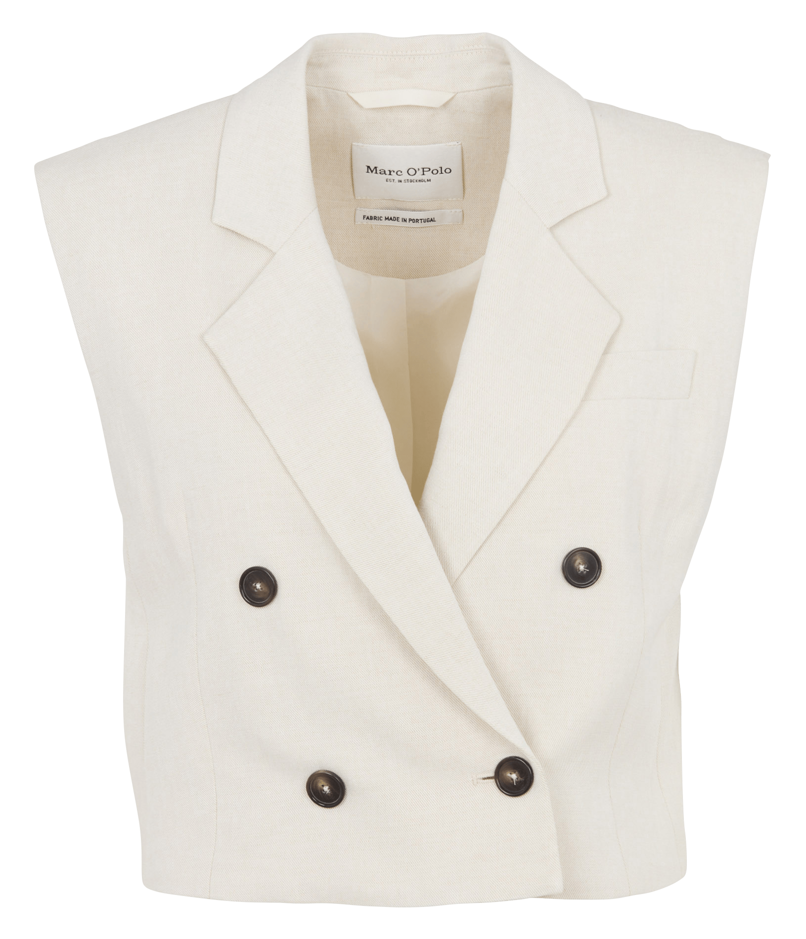 Kurze Jacke mit Reverskragen MARC O'POLO Beige