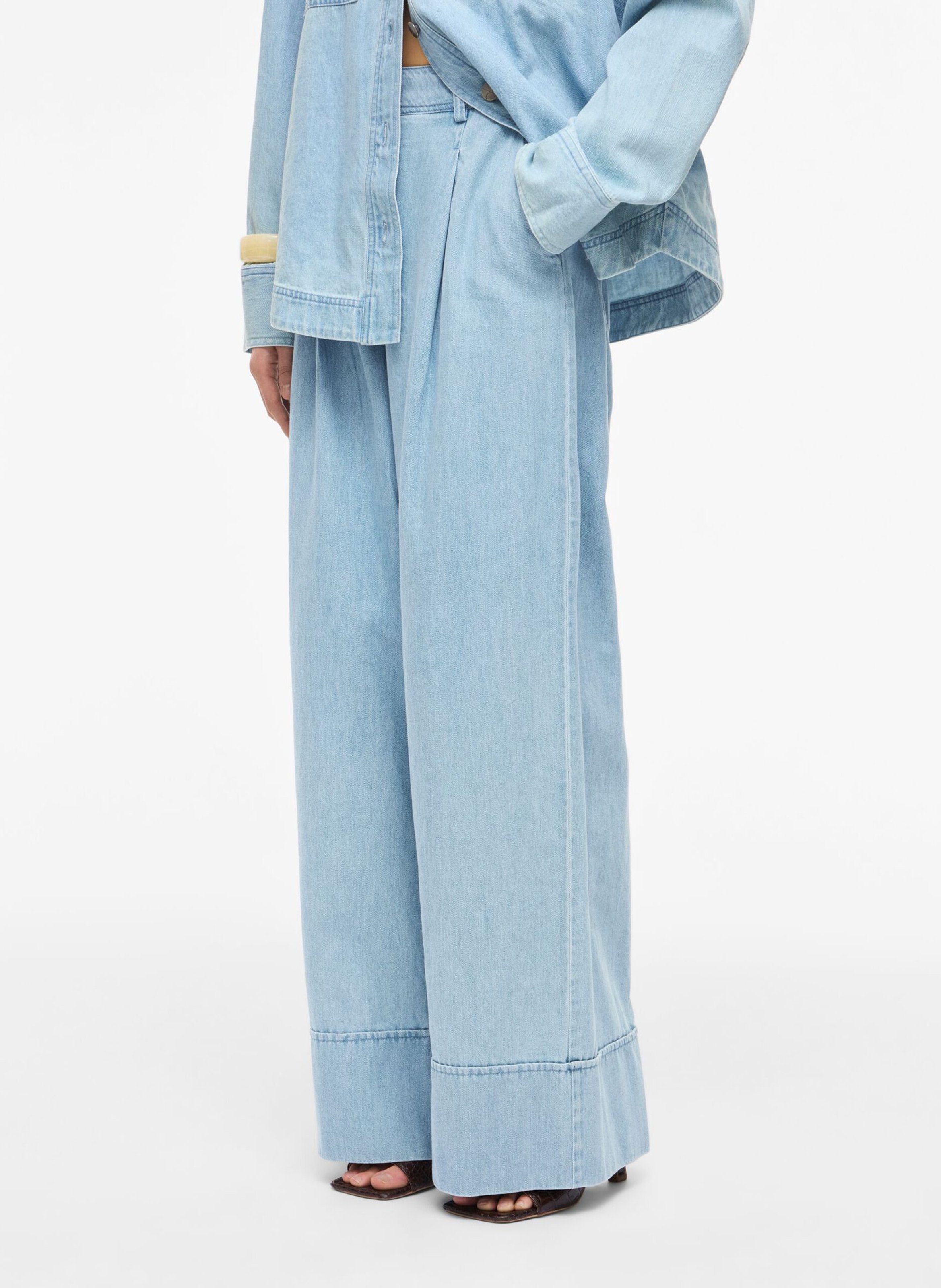 Weite Denim-Hose ROUGE EDIT Blau