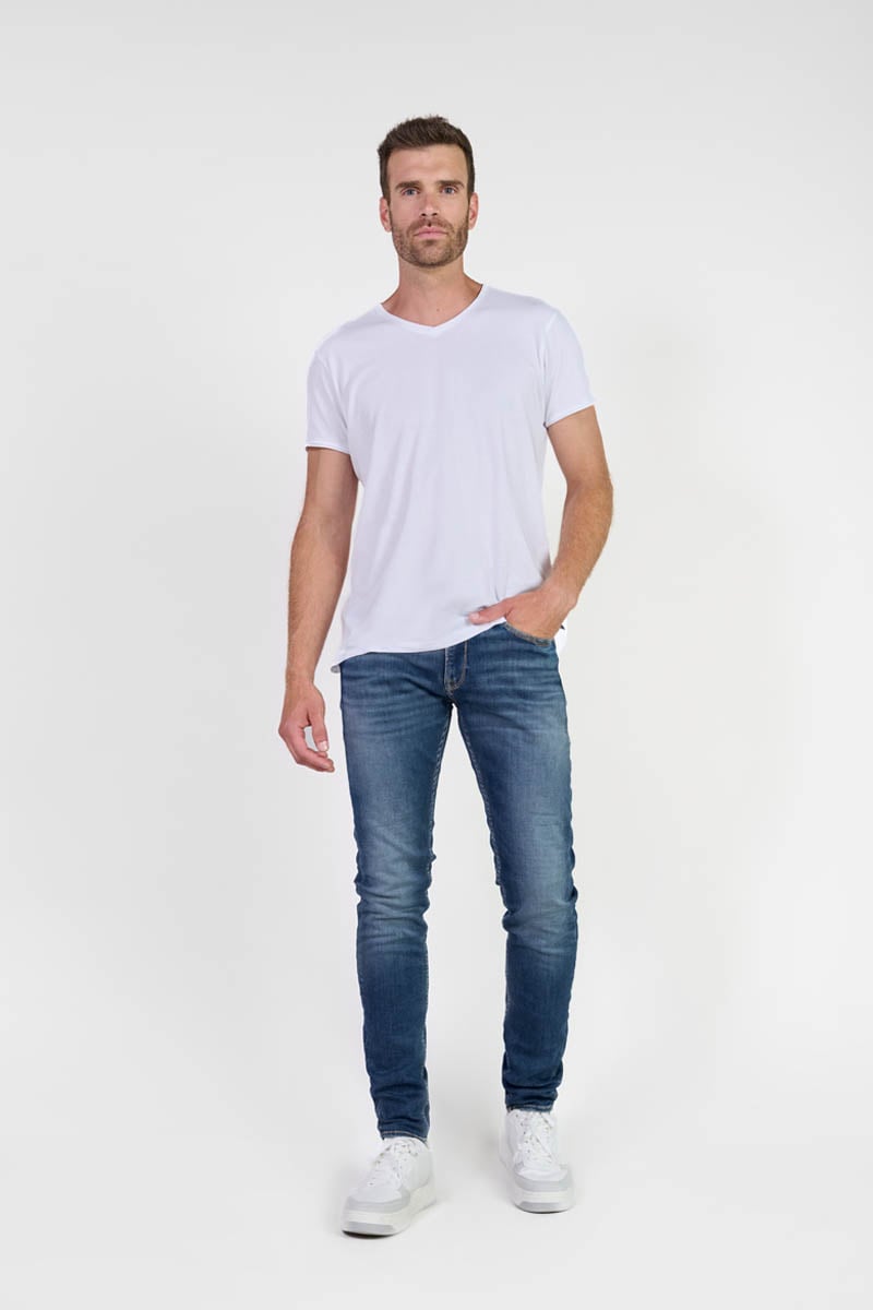 Slim blue jogg jeans 700/11, length 34 LE TEMPS DES CERISES Blue