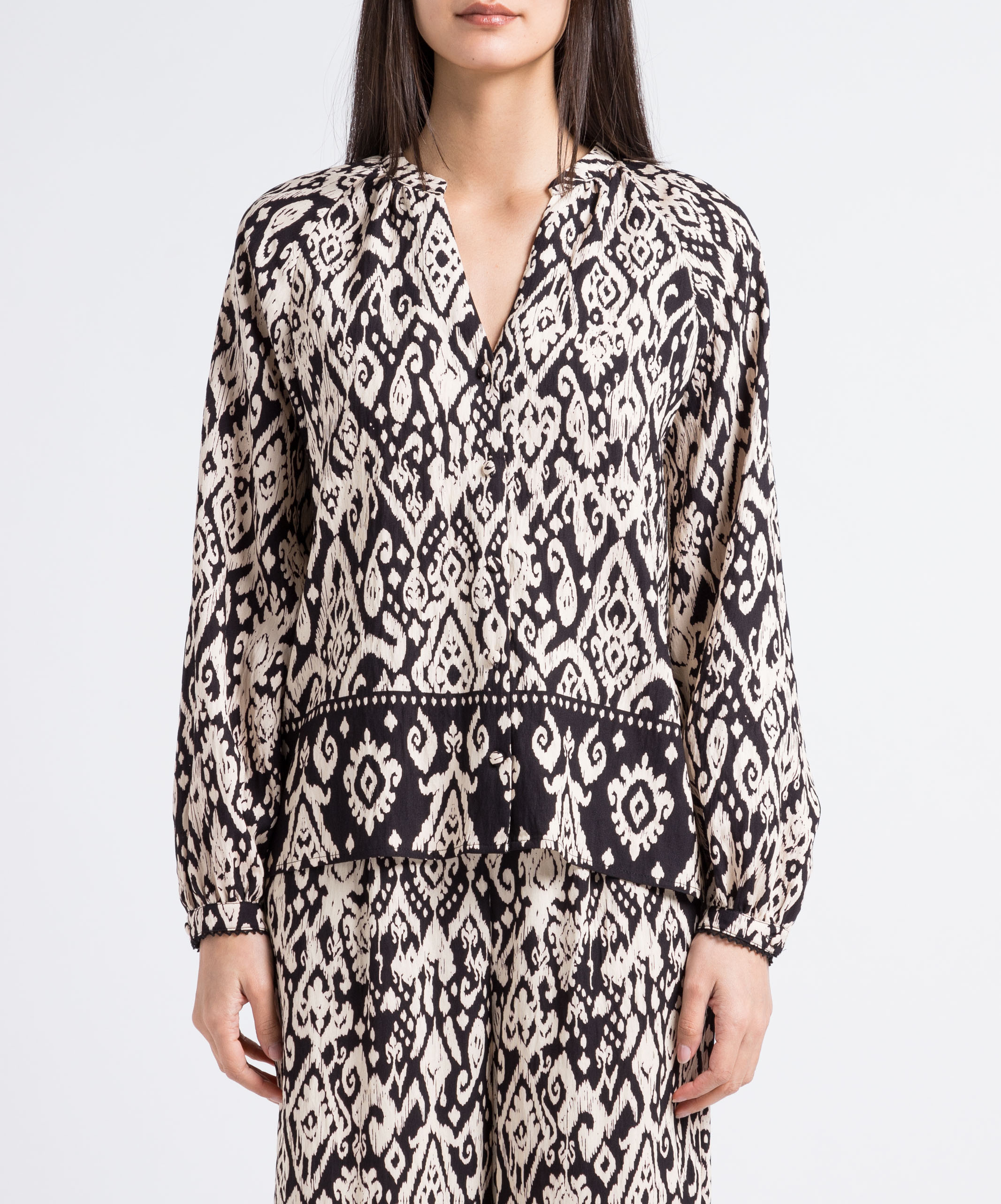 Straight printed blouse LA PETITE ETOILE Multicolored