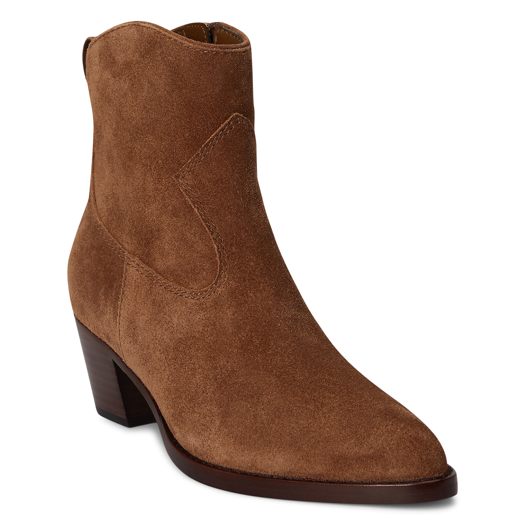 Stiefeletten aus Veloursleder LAUREN RALPH LAUREN Braun