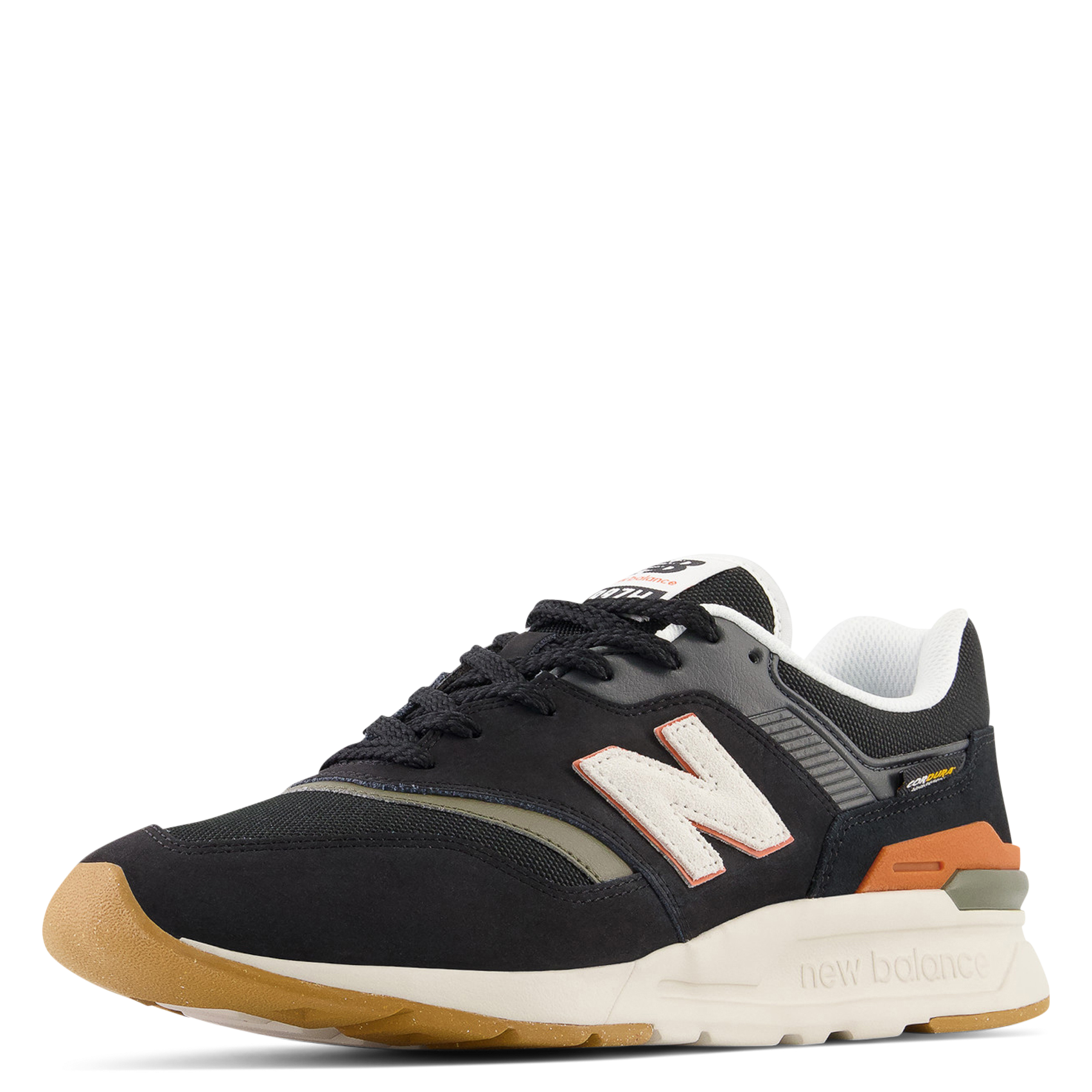 Sneakers basse in misto pelle NEW BALANCE Nero