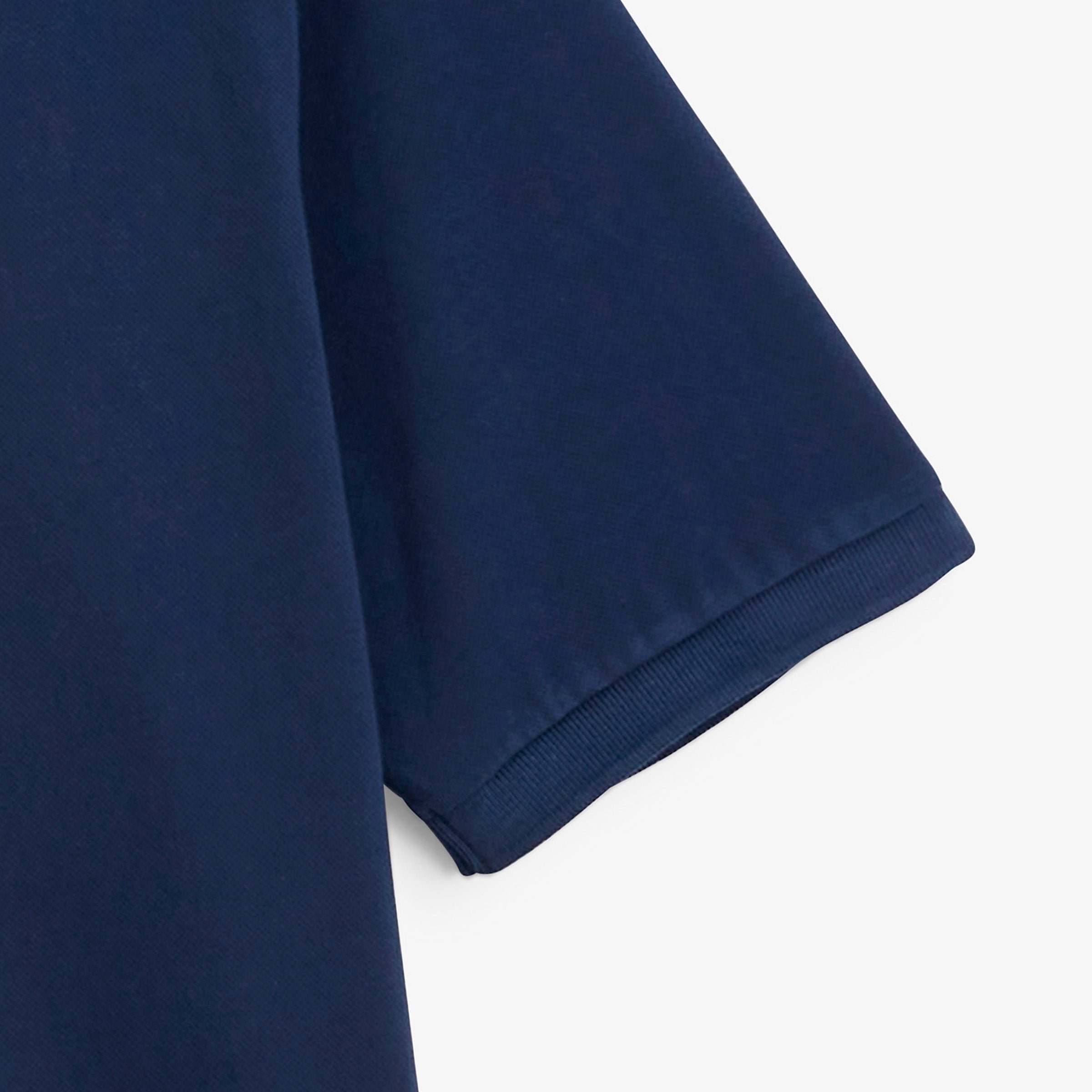 Short-sleeved piqué polo with loop badge navy blue sbplay SERGE BLANCO Blue