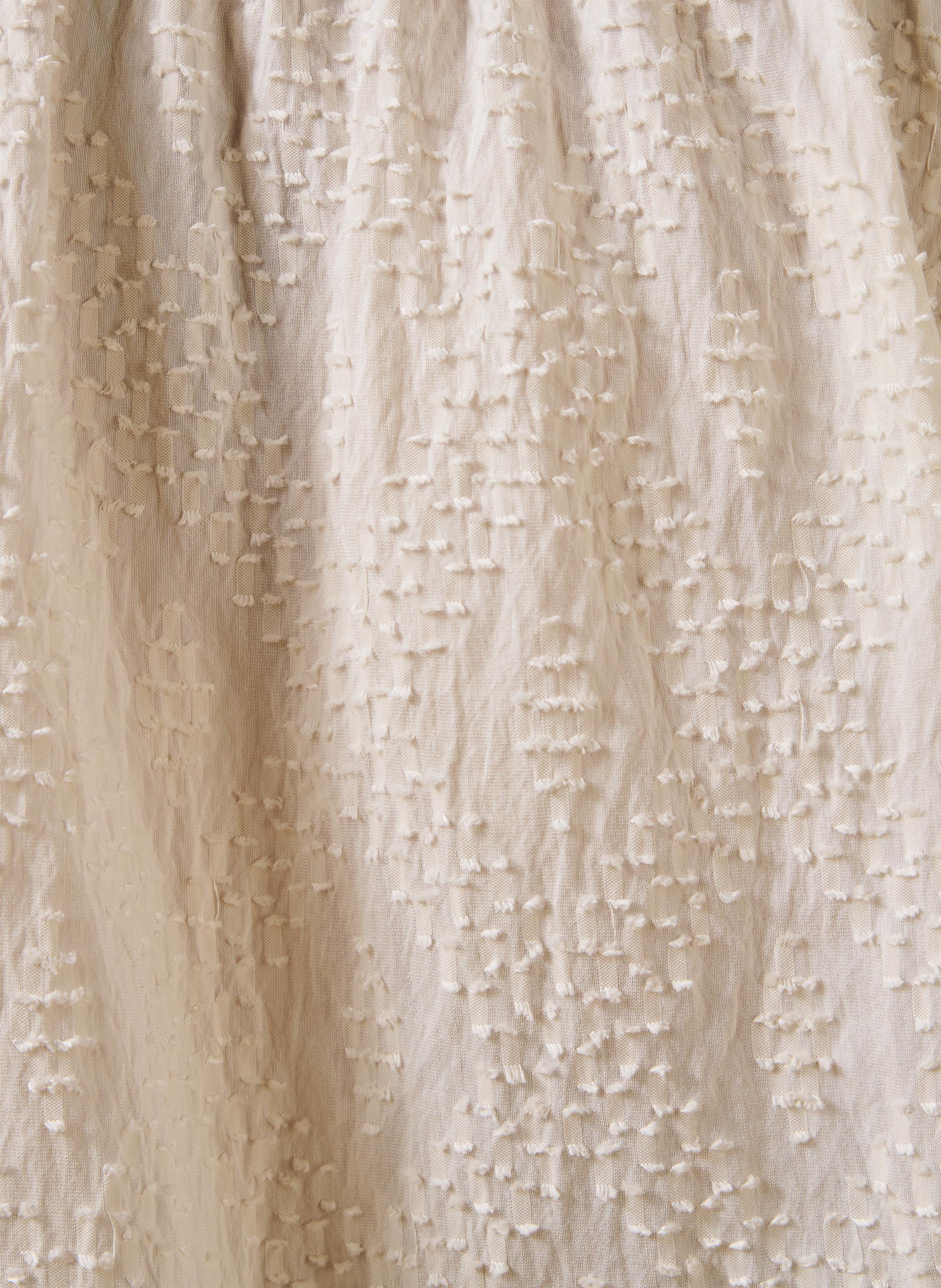 Gerade geschnittenes Hemd mit langen Ärmeln LA FEE MARABOUTEE Weiss