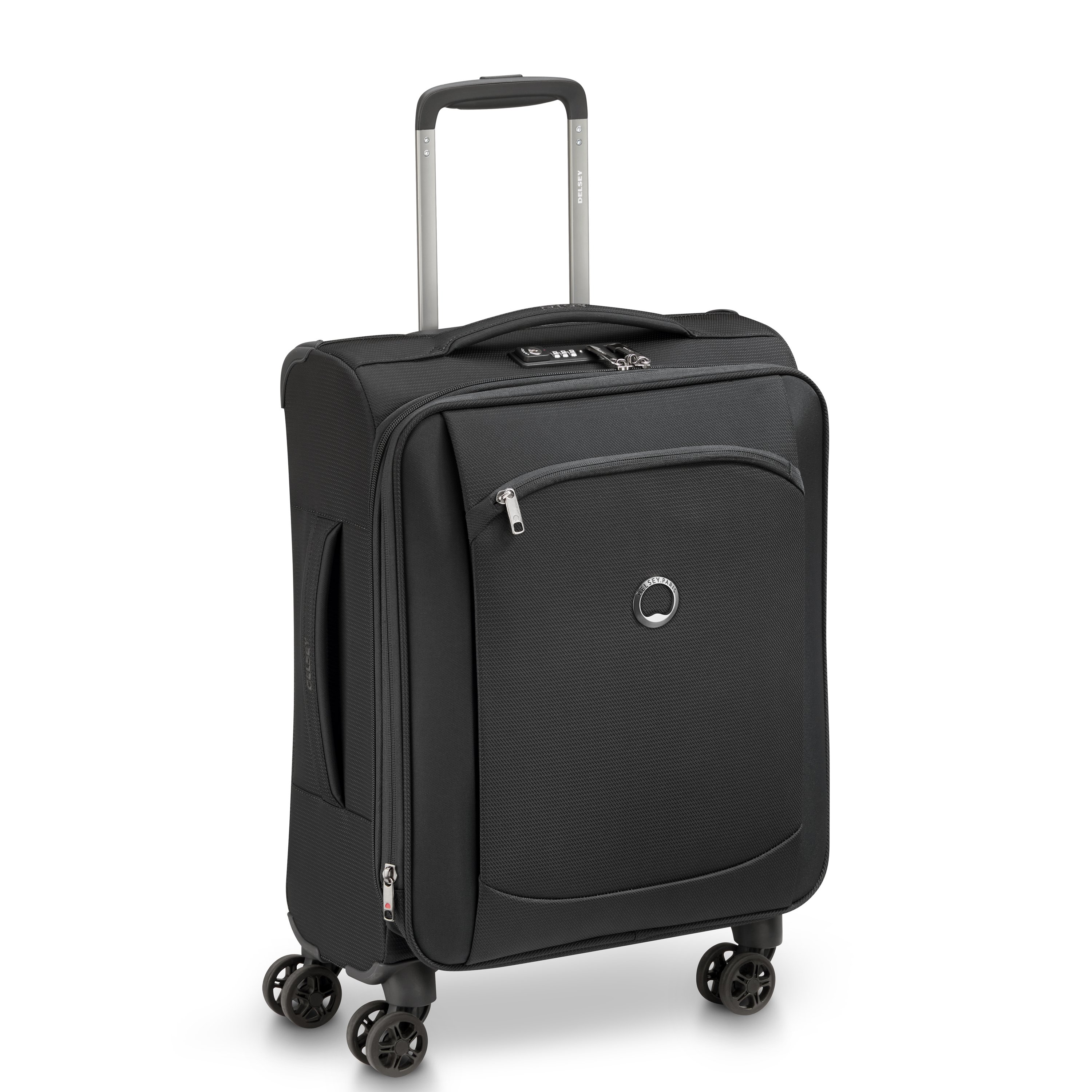 Soft cabin suitcase DELSEY PARIS Black