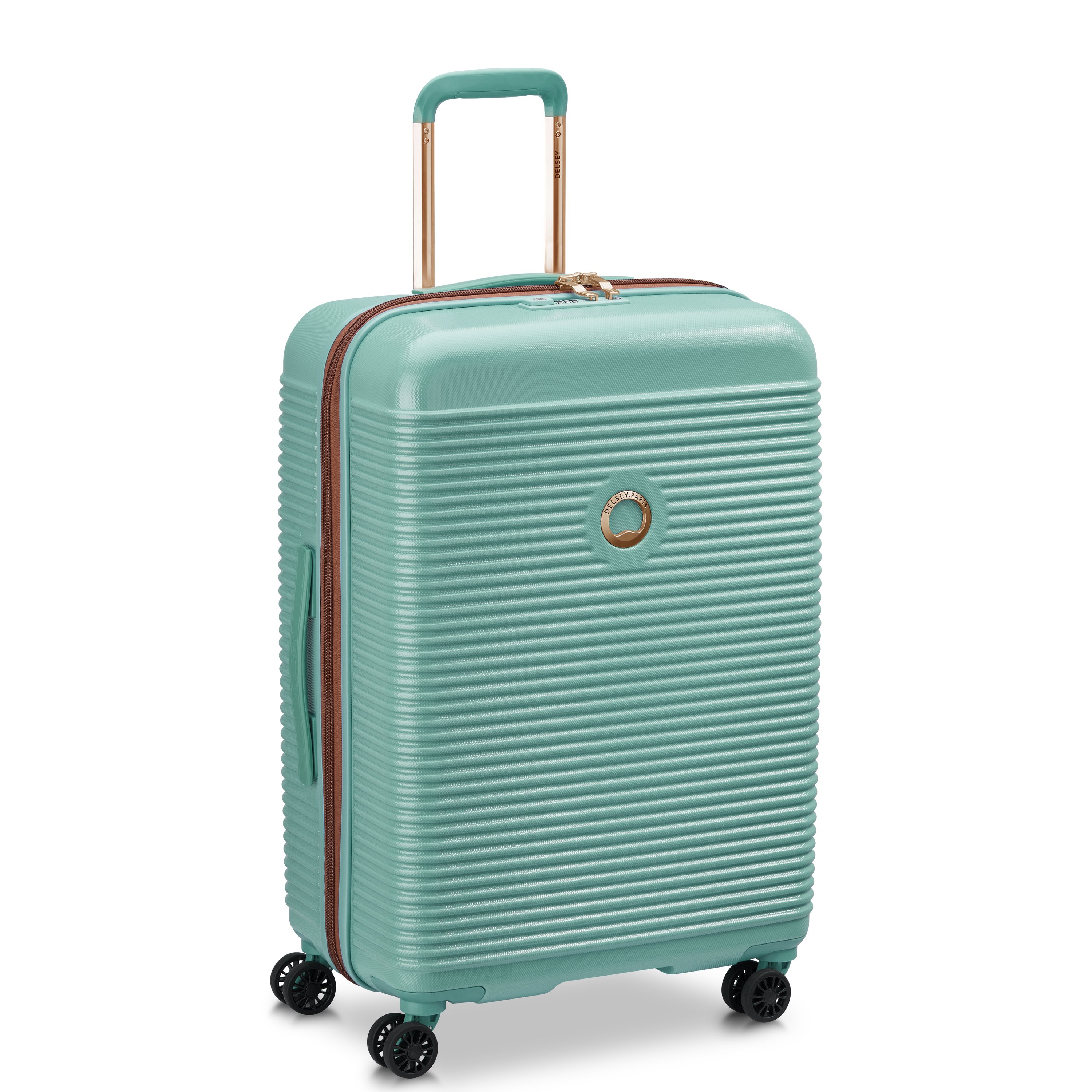 Rigid hold suitcase DELSEY PARIS Green