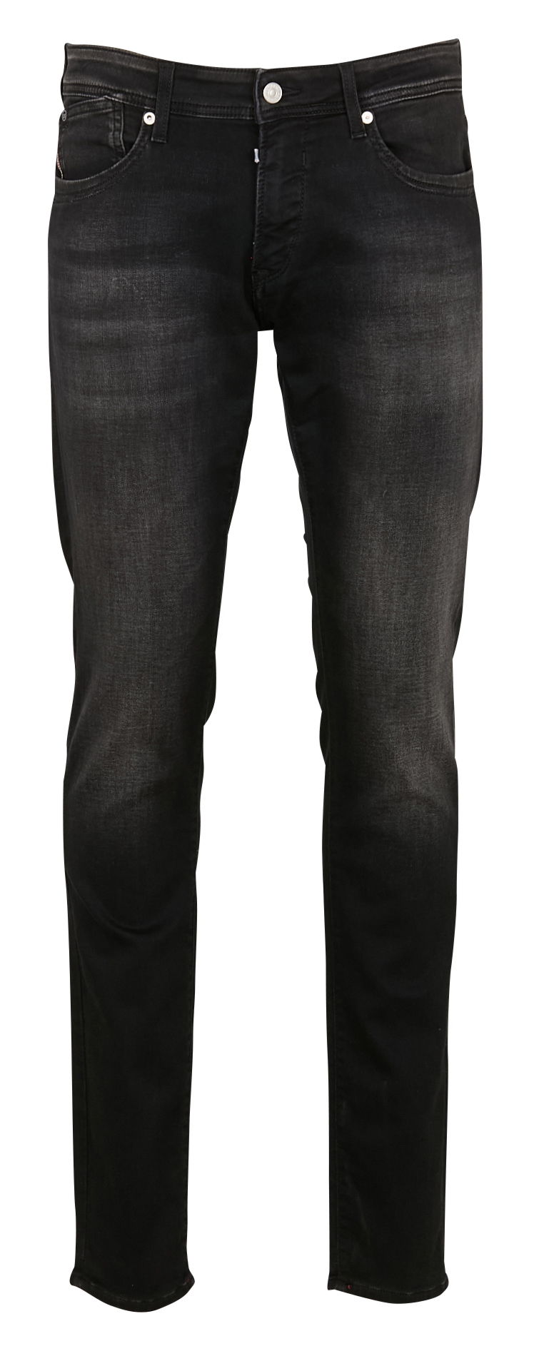 Jeans mit verstellbarer Passform und verwaschenem Look LE TEMPS DES CERISES Schwarz