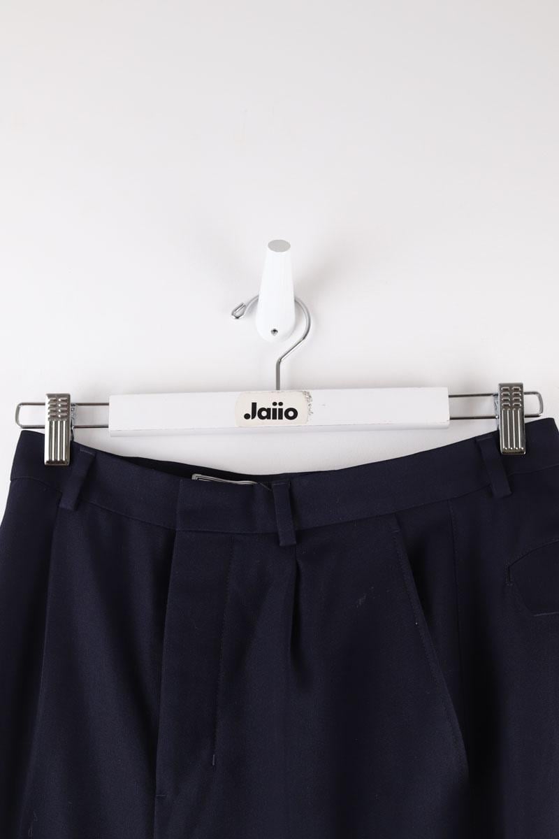 Bandol straight woollen trousers AMI PARIS - Seconde Main Blue