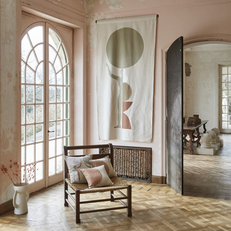 Curtain with drawstring MADURA Beige