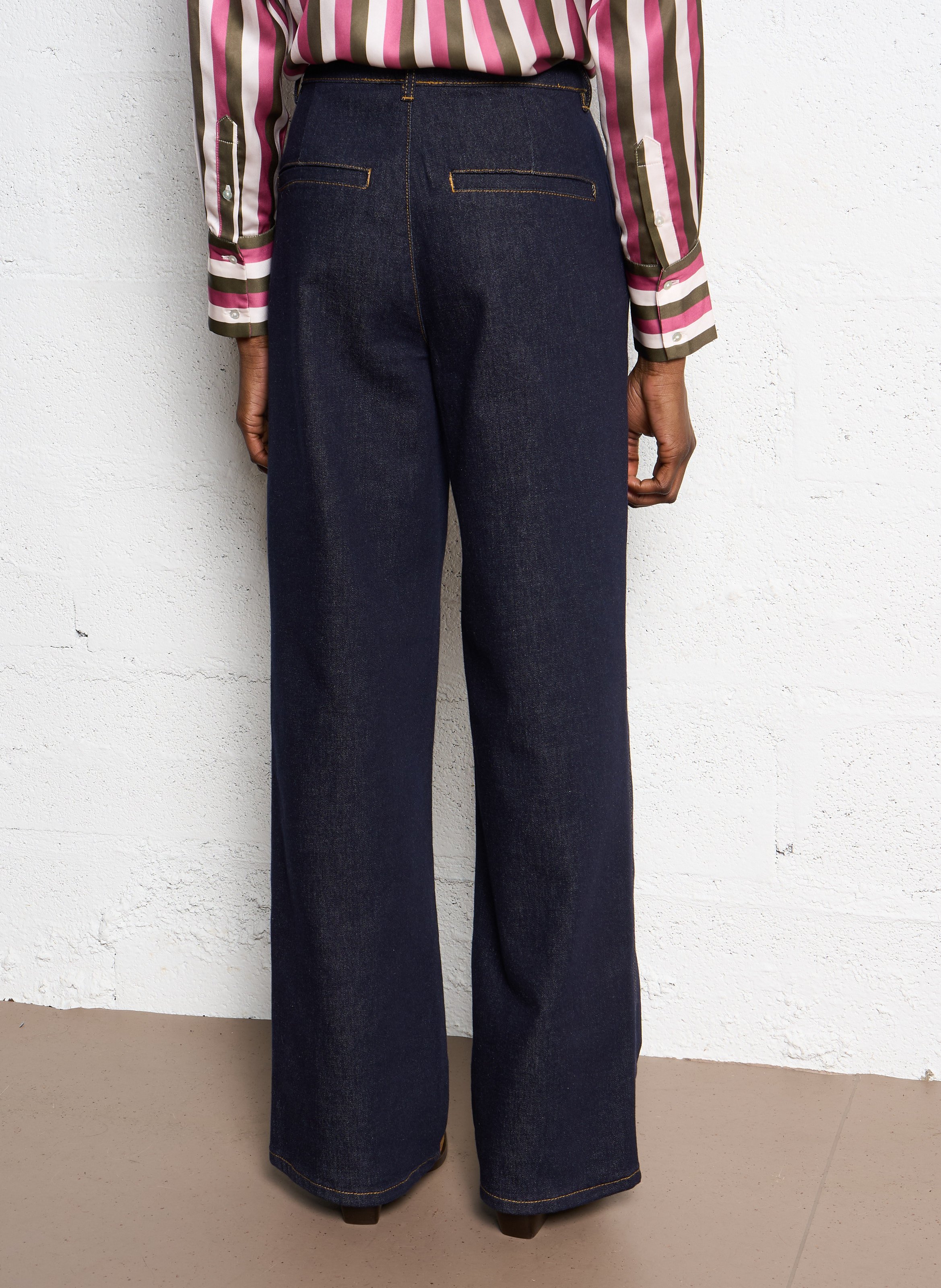 Raw straight jeans VILA Blue