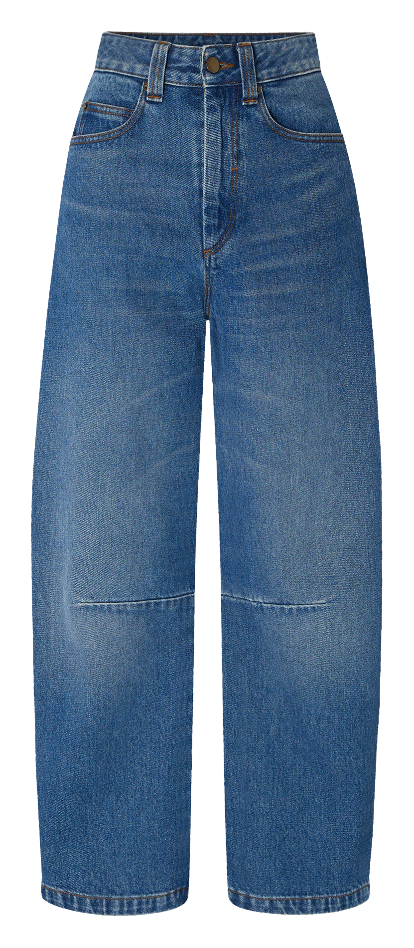 Wide leg cotton jeans SOEUR Blue