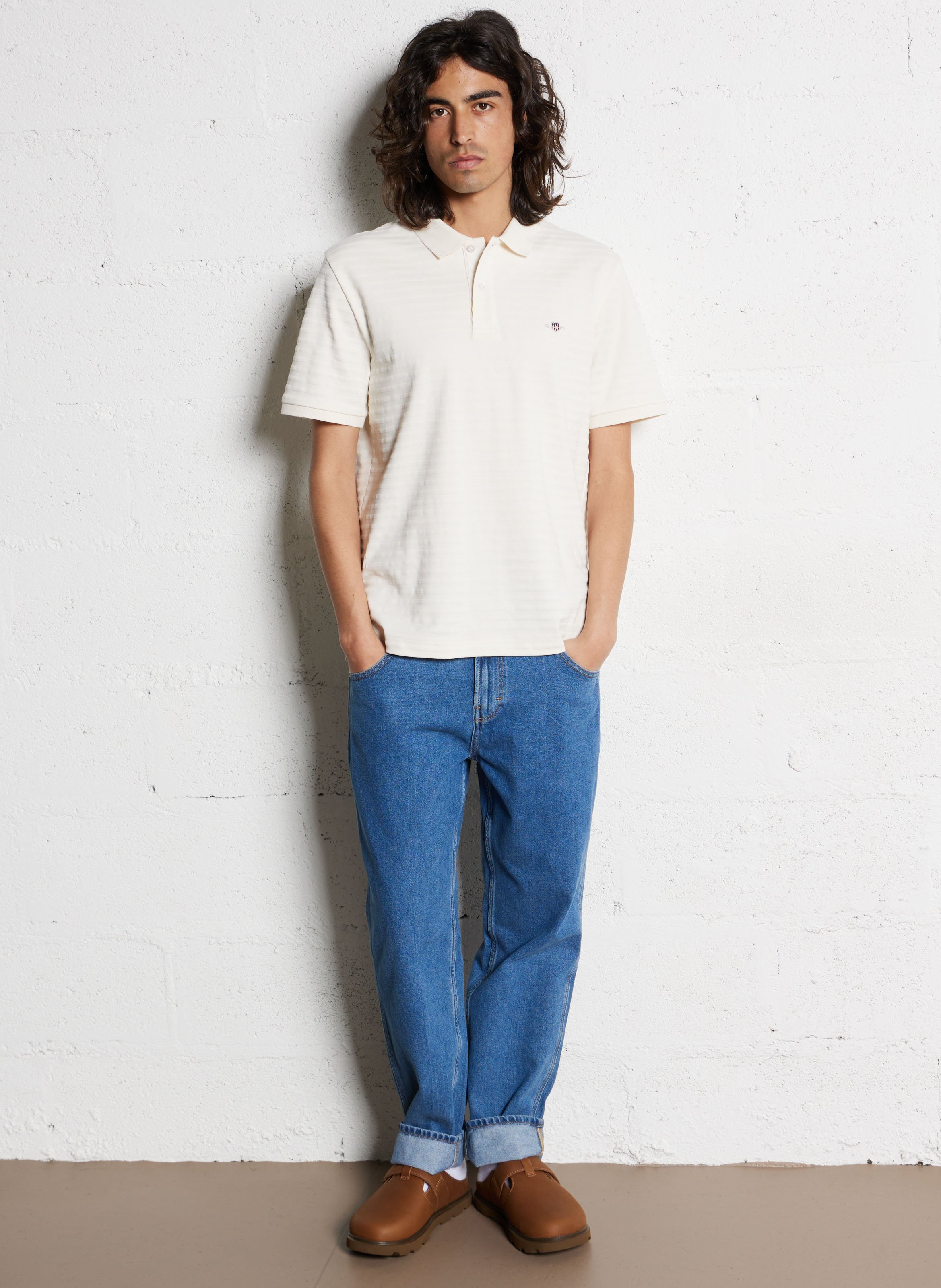 Cotton straight jeans DICKIES Blue