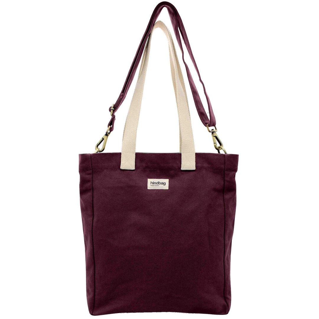 Cotton tote bag HINDBAG Purple