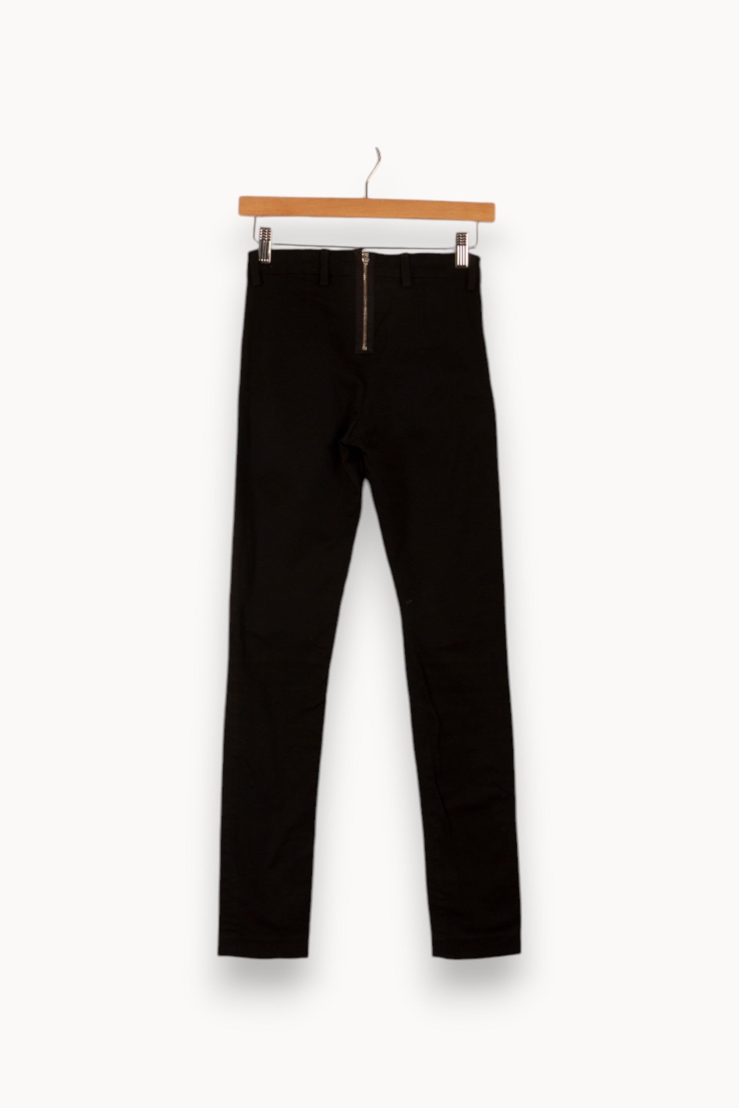 Cropped slim jeans with studs ACNE STUDIOS - Seconde Main Black