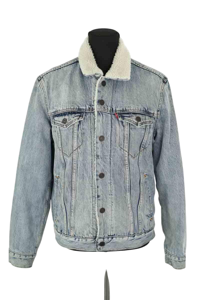 Cotton coat LEVI'S - Seconde main Blue