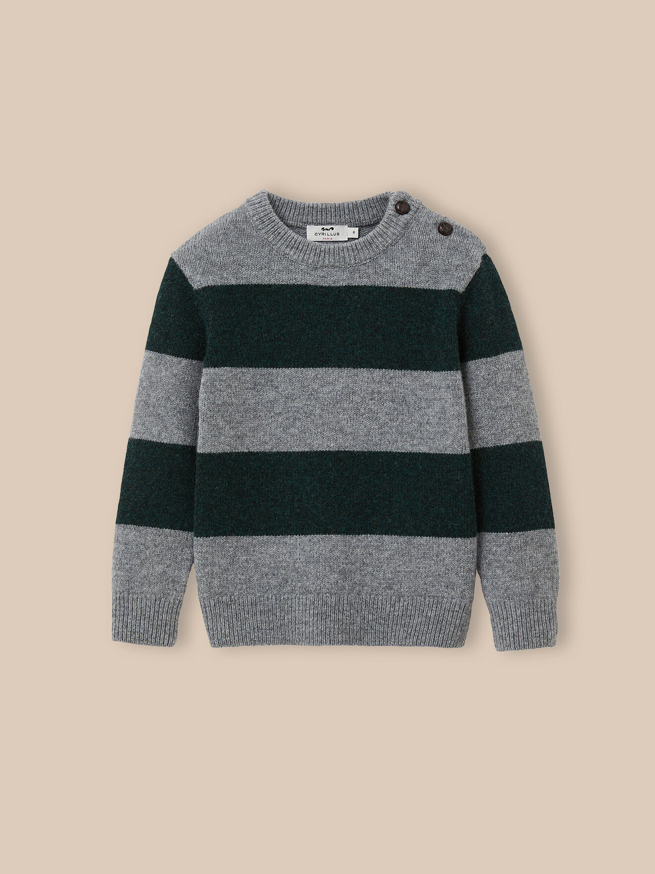 Striped wool sweater CYRILLUS